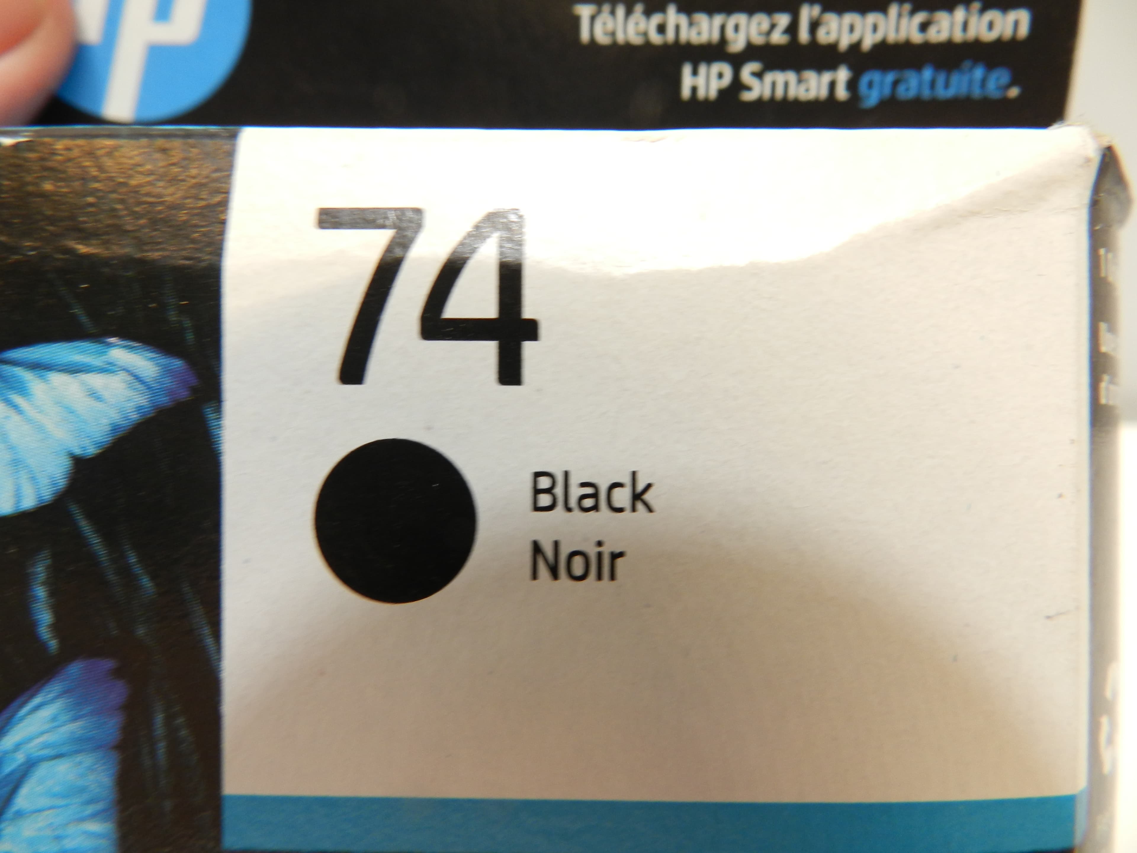 2 New HP Ink Cartridges 74 Black (CB335WN) & 75 Color (CB337WN) Sealed  (O45K) - Thumbnail 4