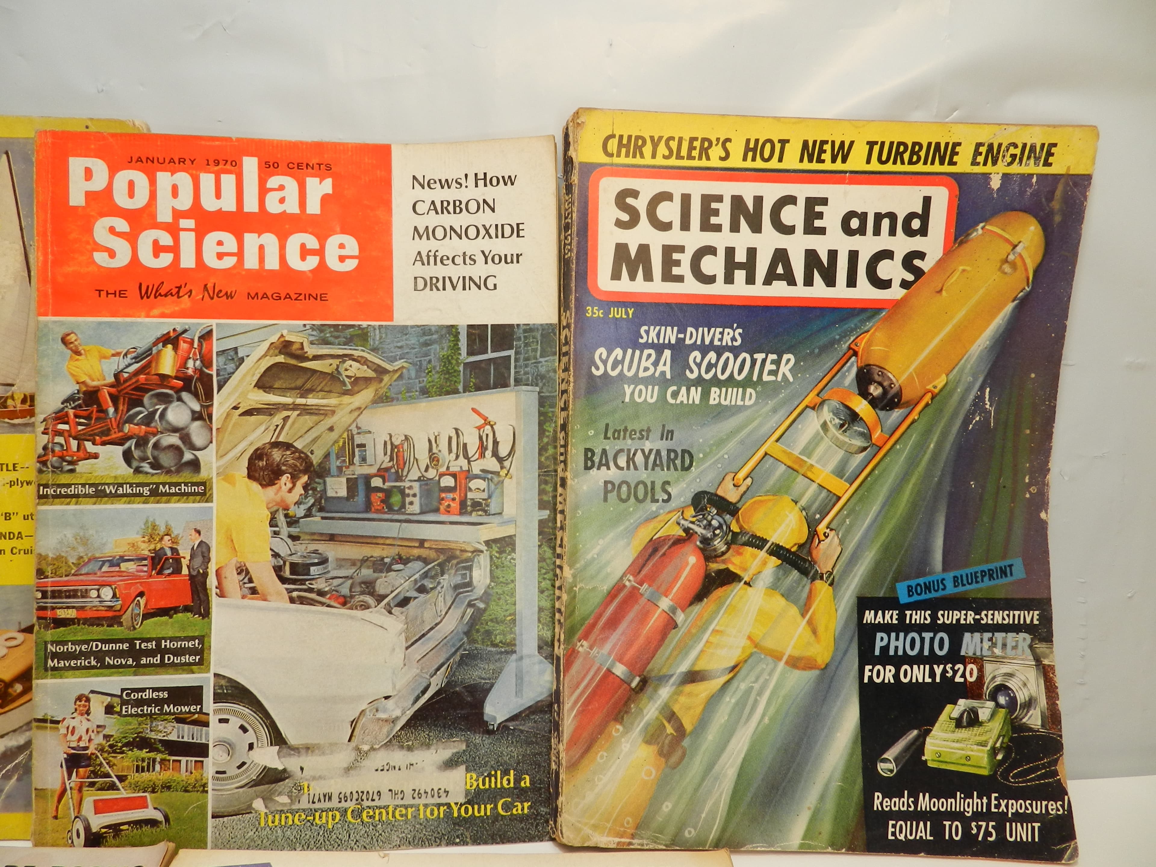 5 Vintage 60's 70's Popular Science and Mechanics / Mechanix Build Boats  (O46J) - Thumbnail 6