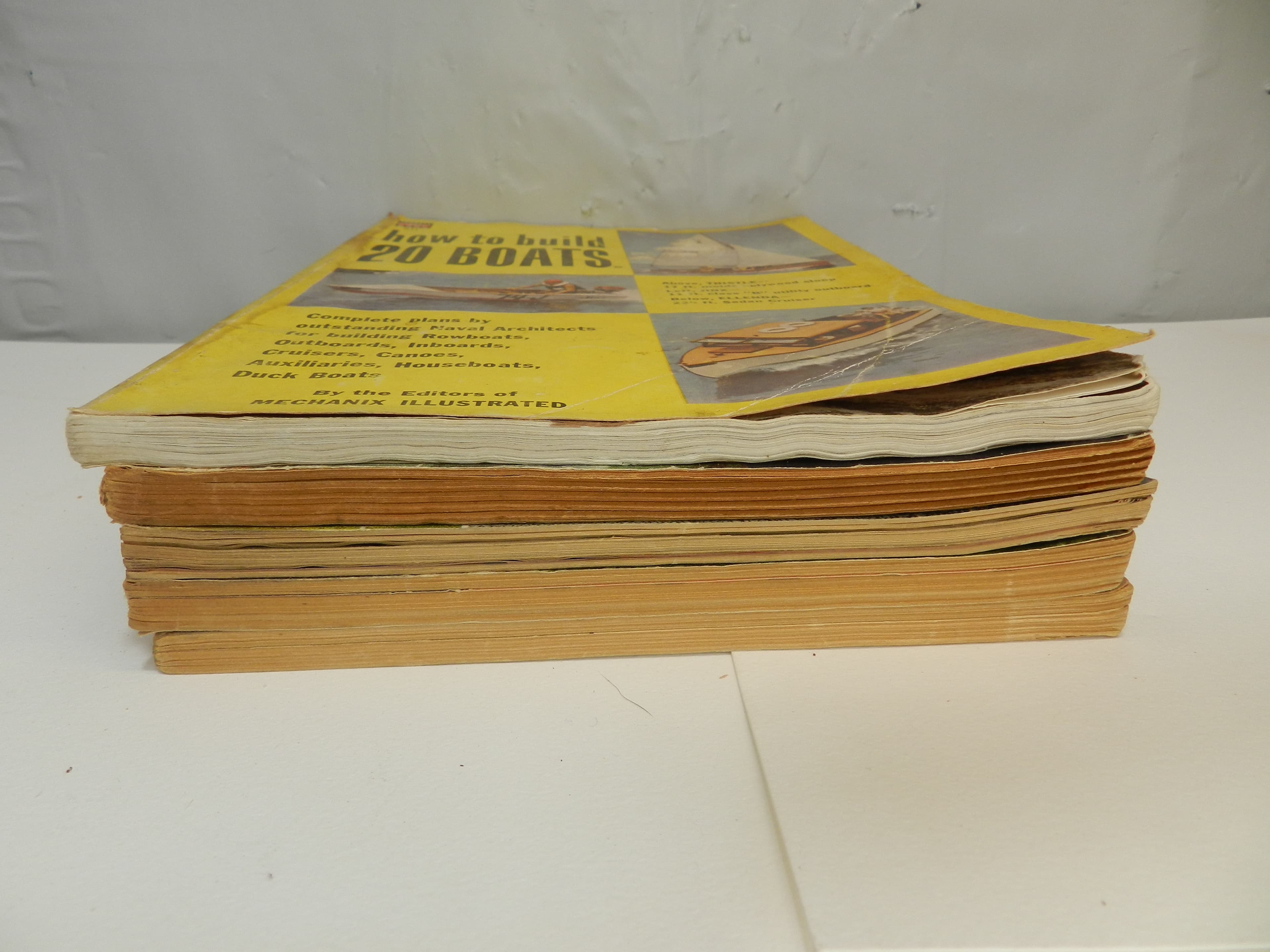 5 Vintage 60's 70's Popular Science and Mechanics / Mechanix Build Boats  (O46J) - Thumbnail 7