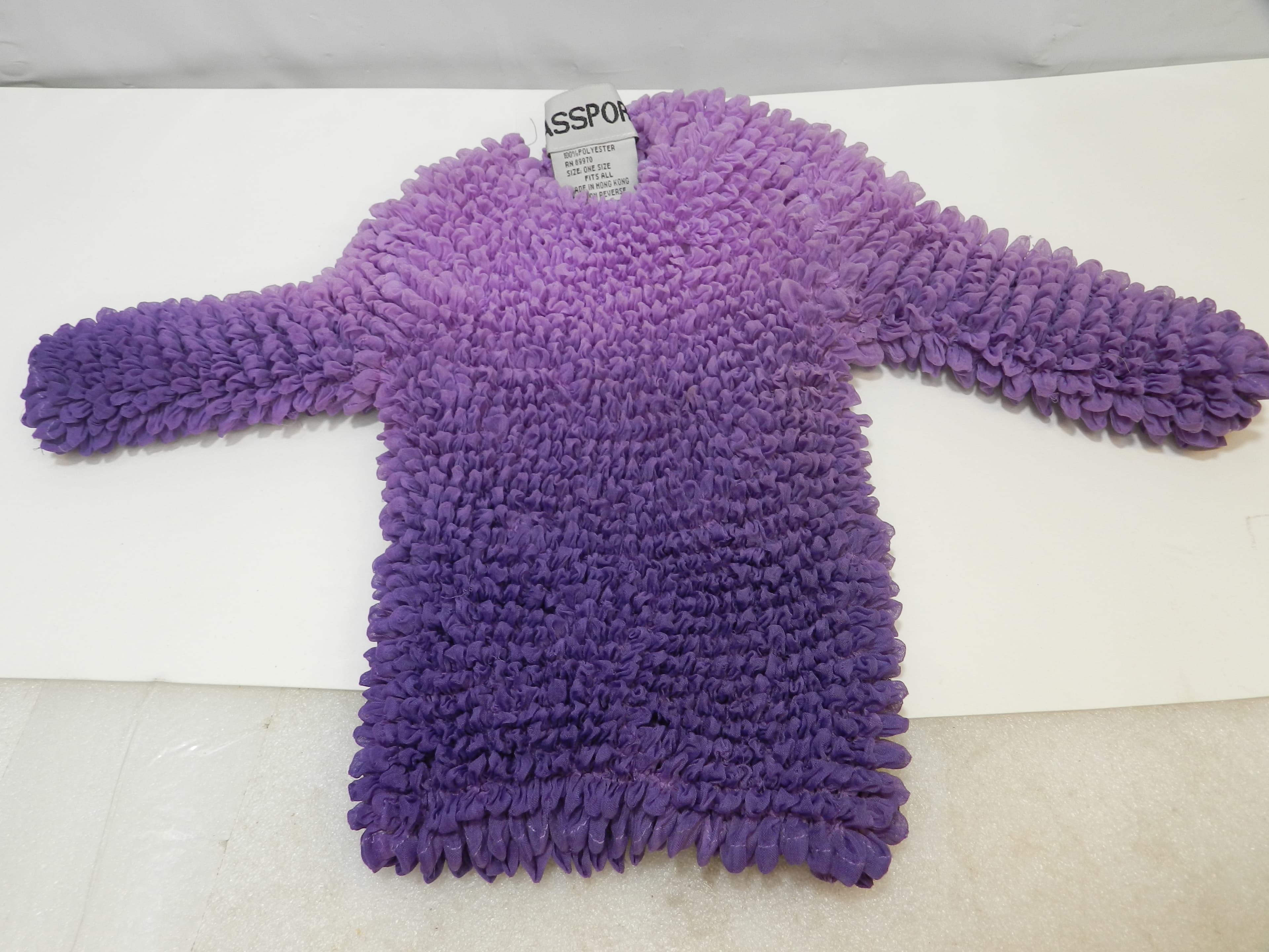 3 Womens One Size Bubble Popcorn Scrunched Stretch Shirt Top Cardigan (O47J) - Thumbnail 6