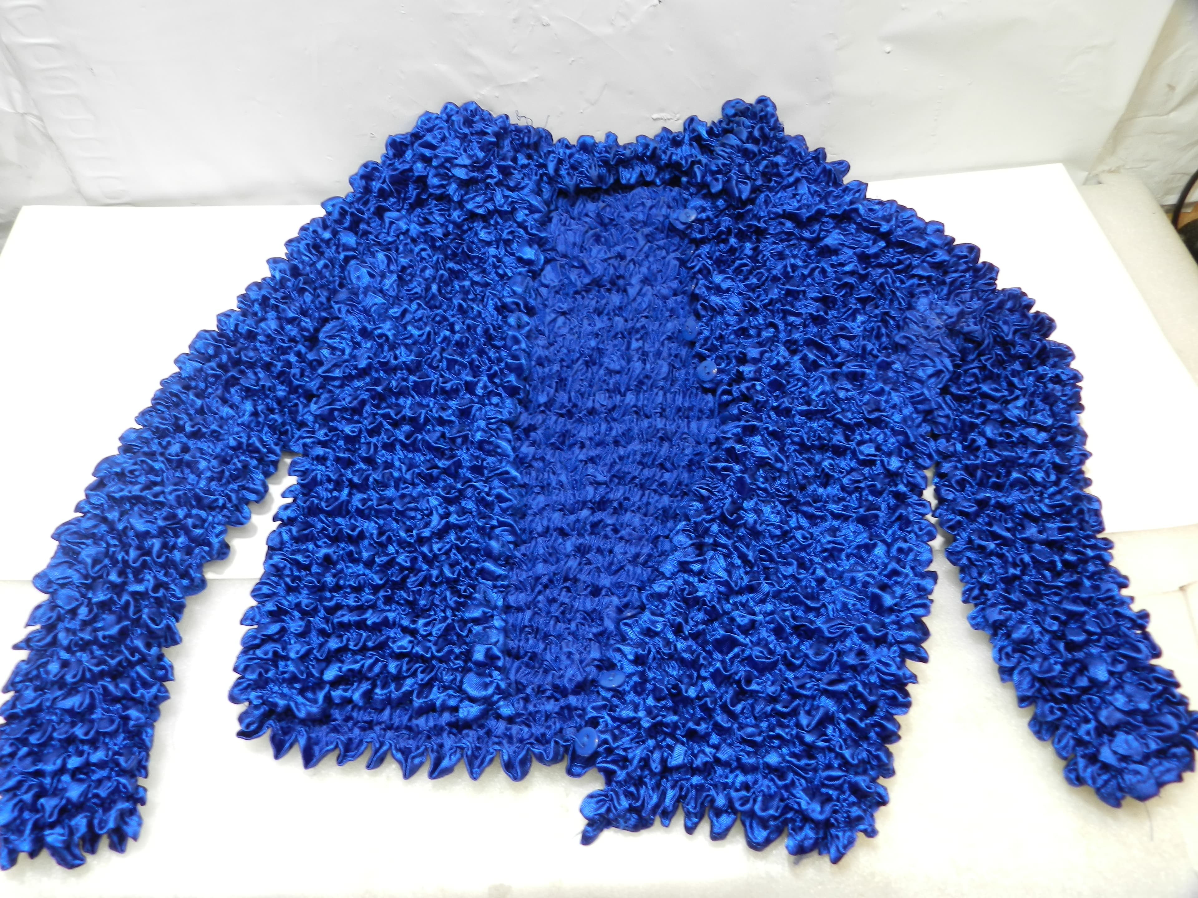 4 Womens One Size Bubble Popcorn Scrunched Stretch Shirt Top (O48J) - Thumbnail 2