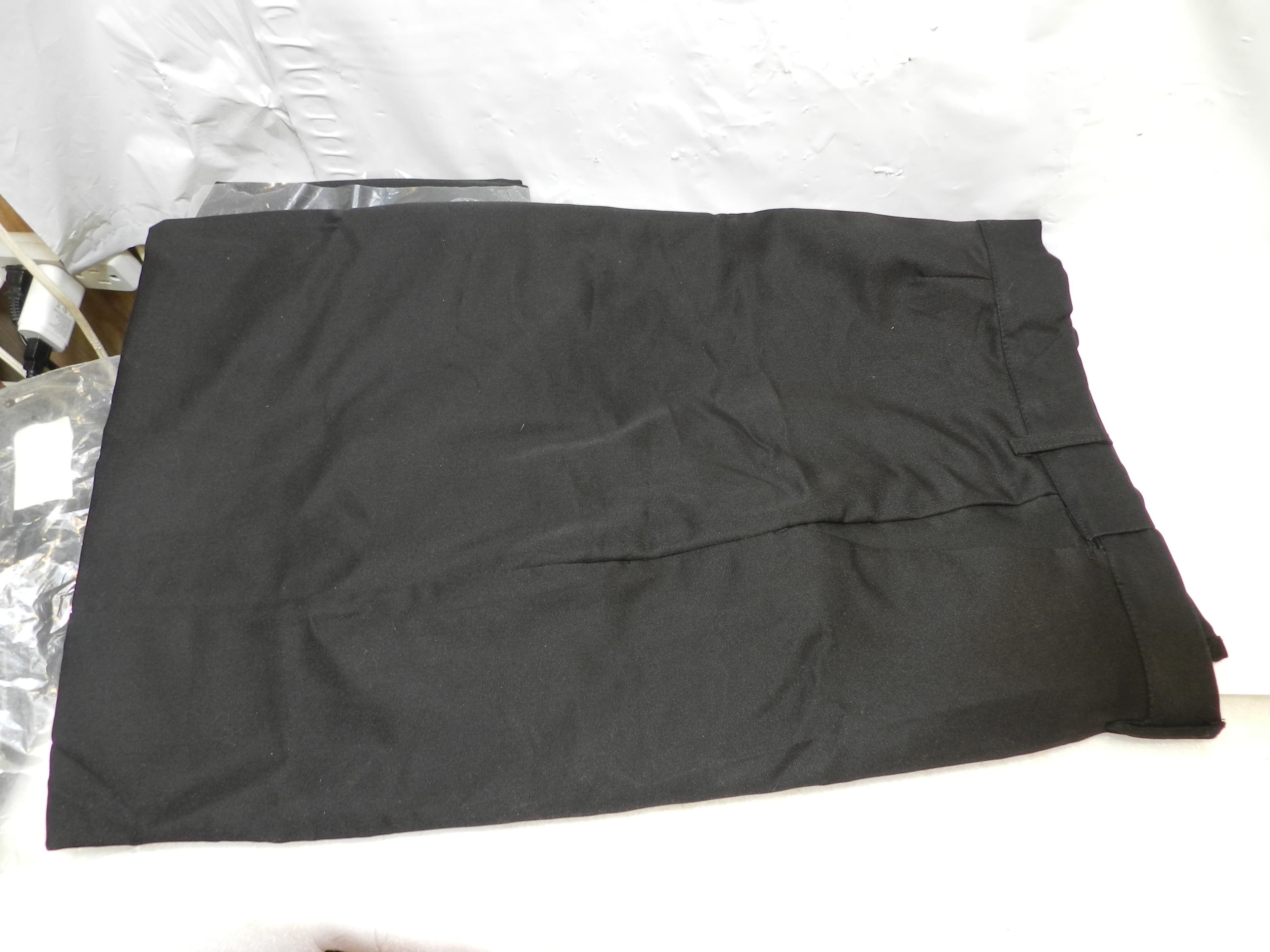 2 New McDonalds MGR Crew Flat Front Womens Uniform Pants Black 18/30 (O50J) - Thumbnail 2