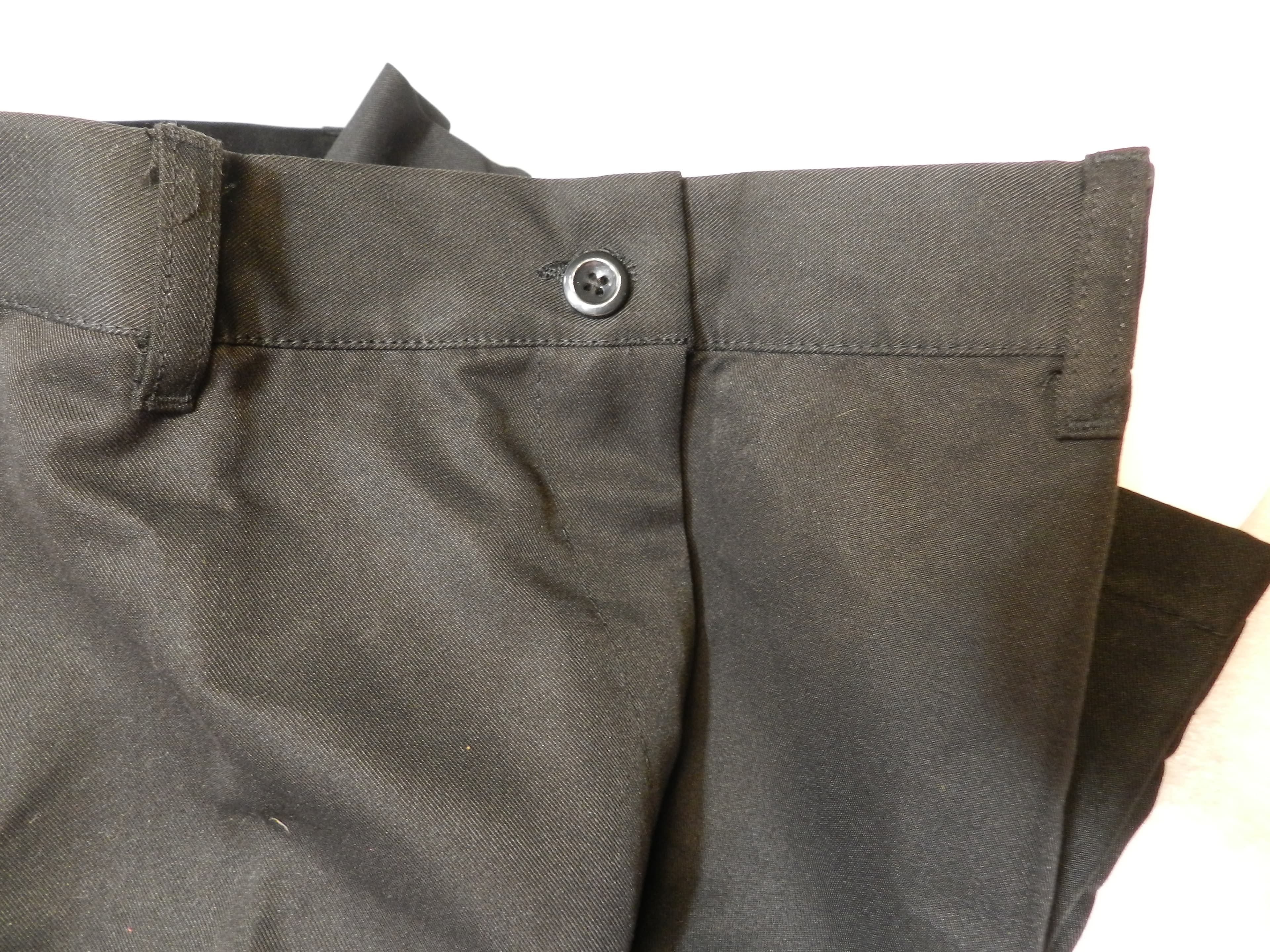 2 New McDonalds MGR Crew Flat Front Womens Uniform Pants Black 18/30 (O50J) - Thumbnail 3