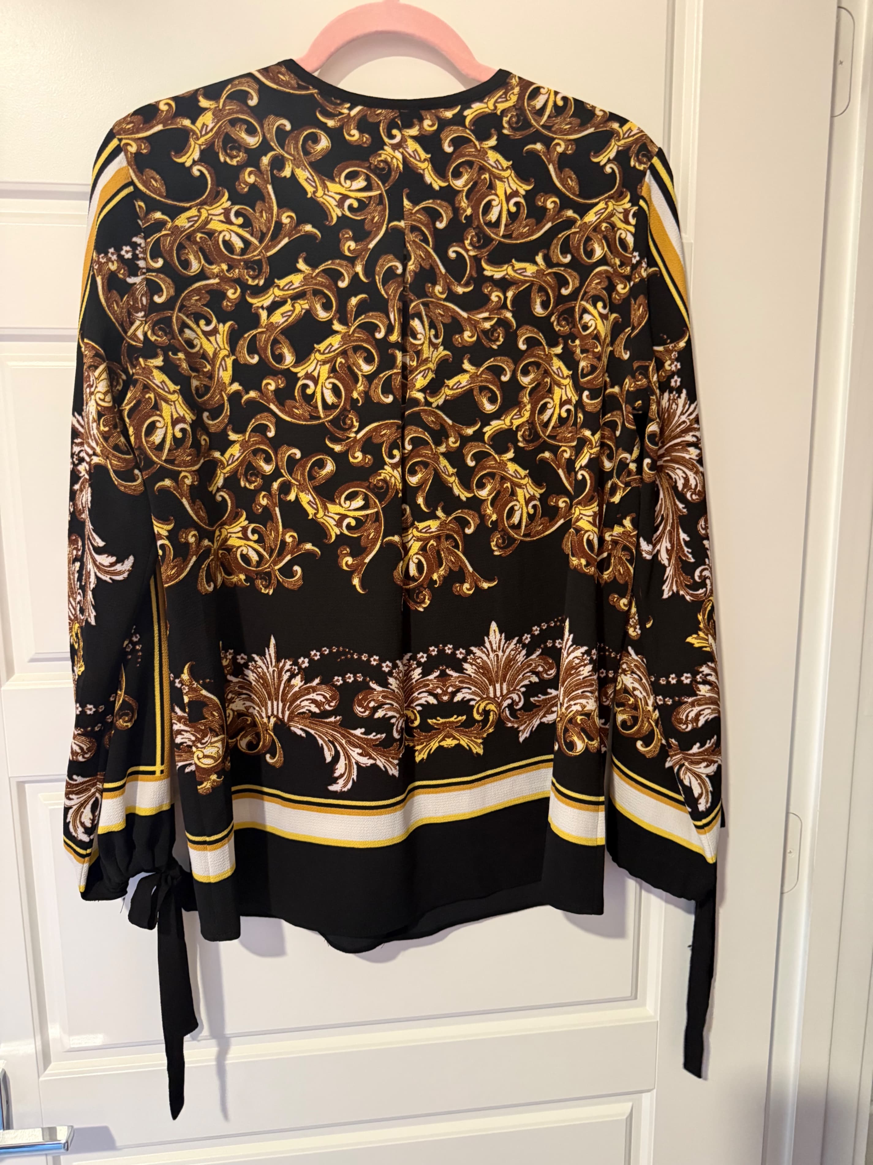 Jones New York Women's Blouse Size S Baroque Print - Thumbnail 5