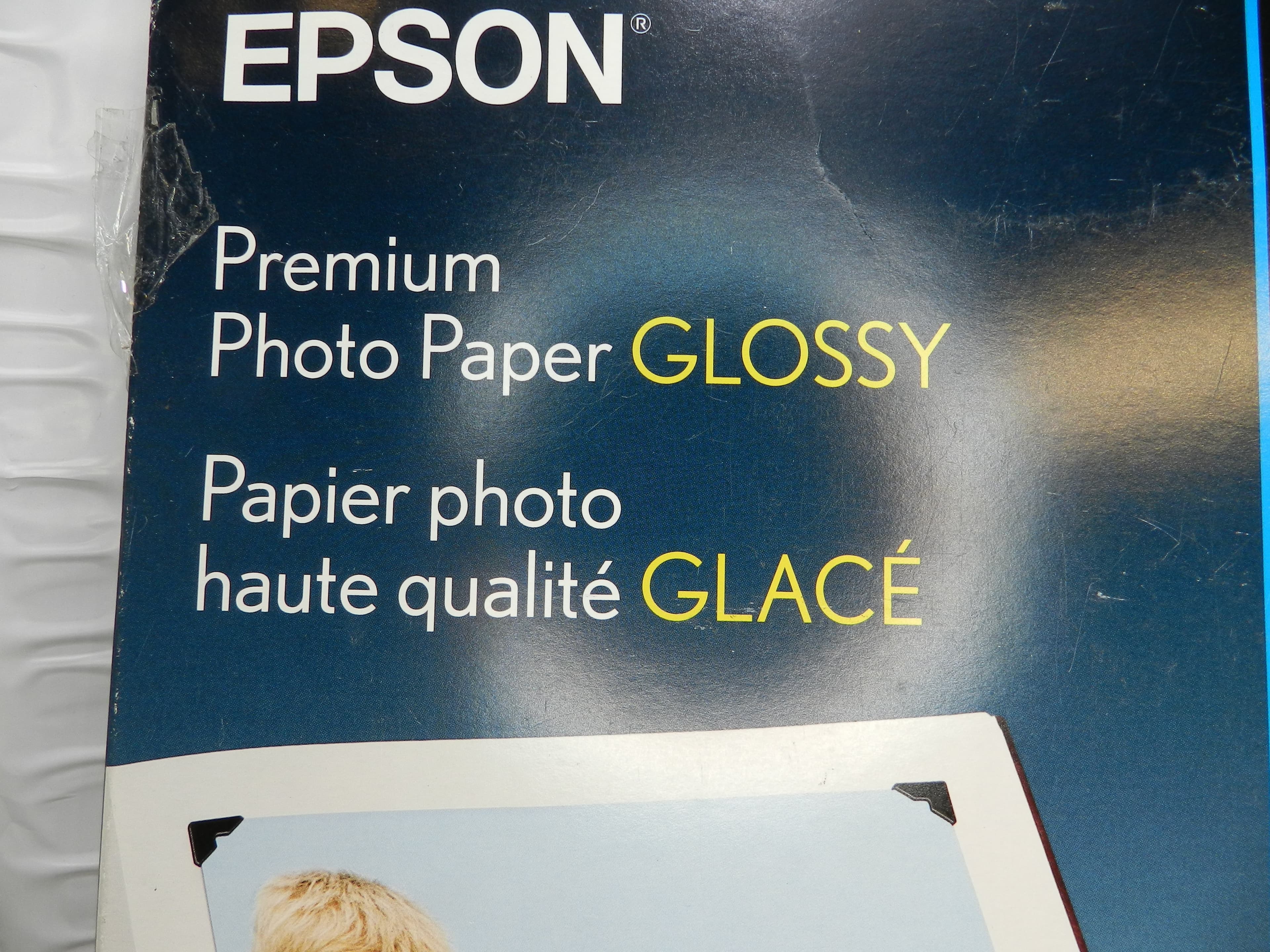2 Epson Premium Glossy Photo Paper 8.5" x 11” 100 Total Sheet Packs - NEW (O51K) - Thumbnail 6