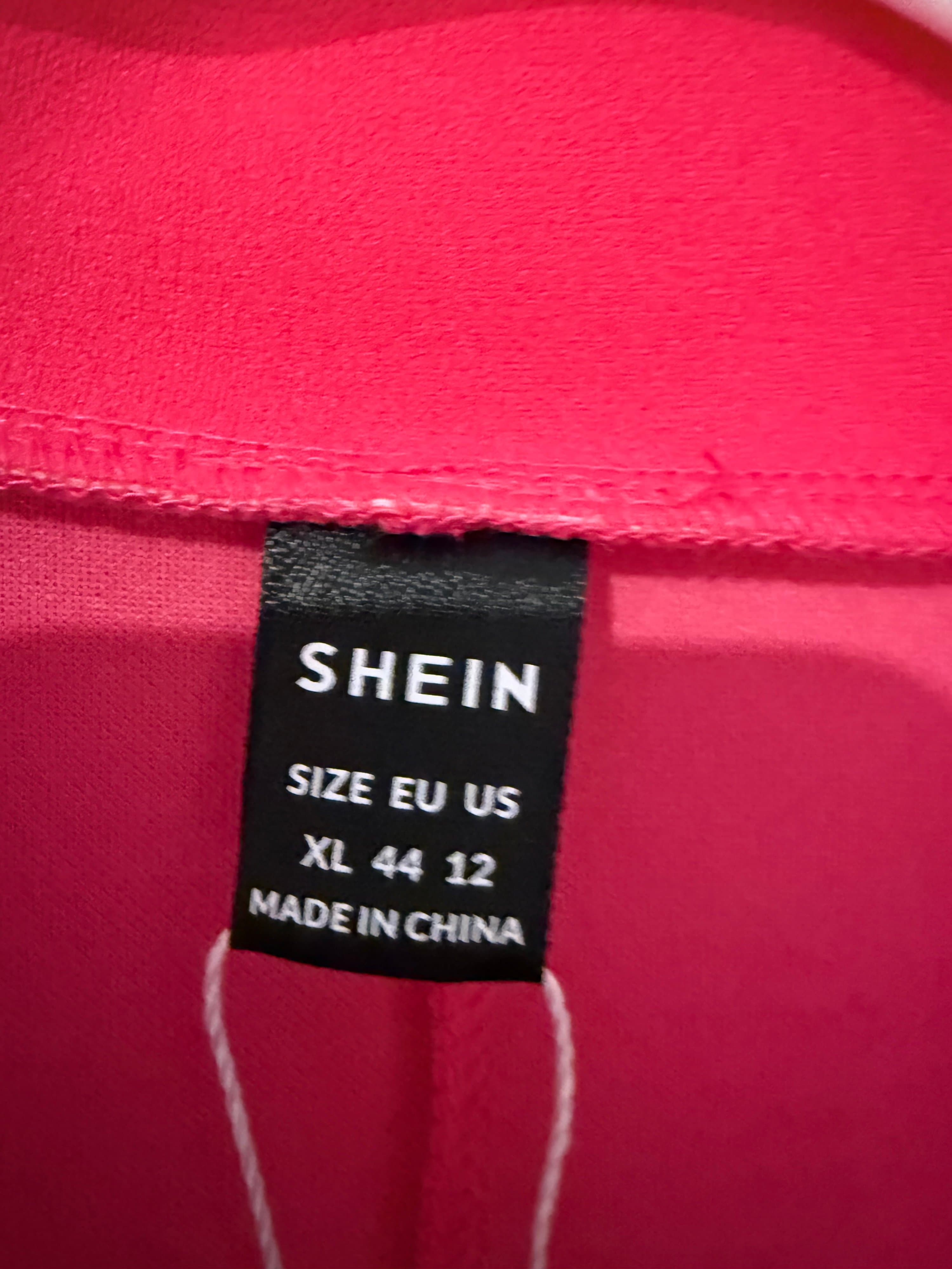 NWT SHEIN Women's Pink Blazer Jacket XL - Thumbnail 2