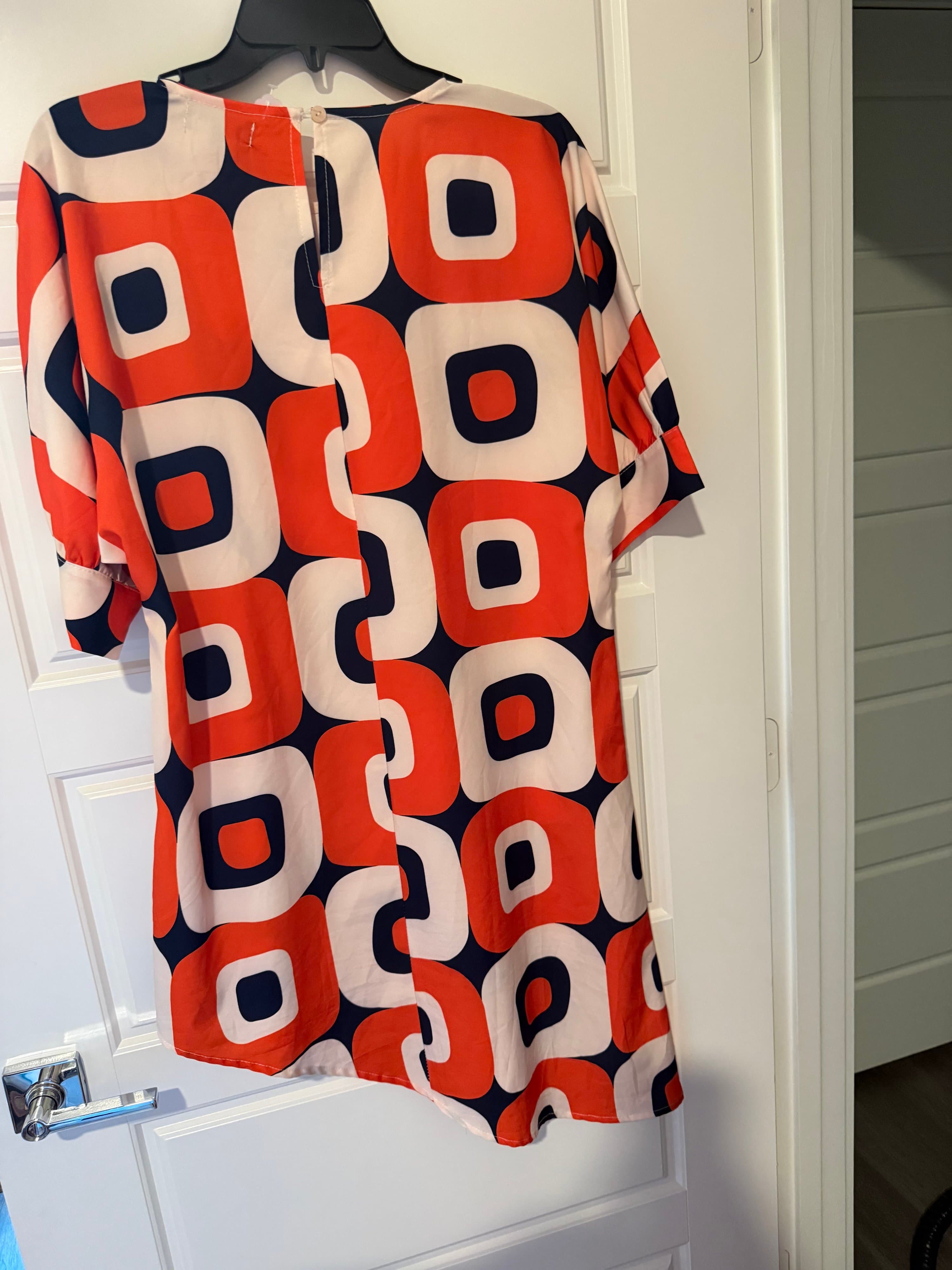 WOWO Geometric Print Dress Size M - Thumbnail 3