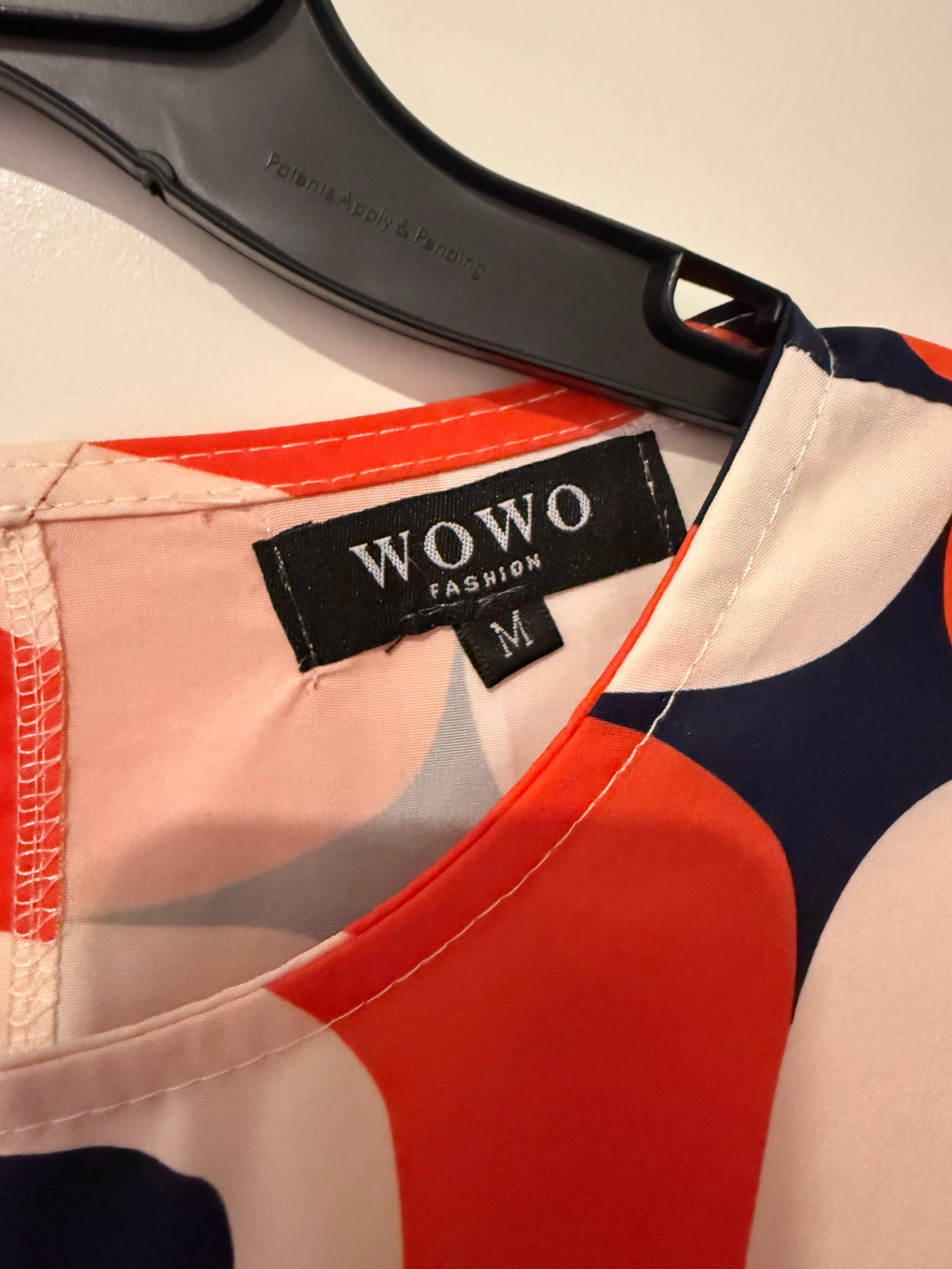 WOWO Geometric Print Dress Size M - Thumbnail 2