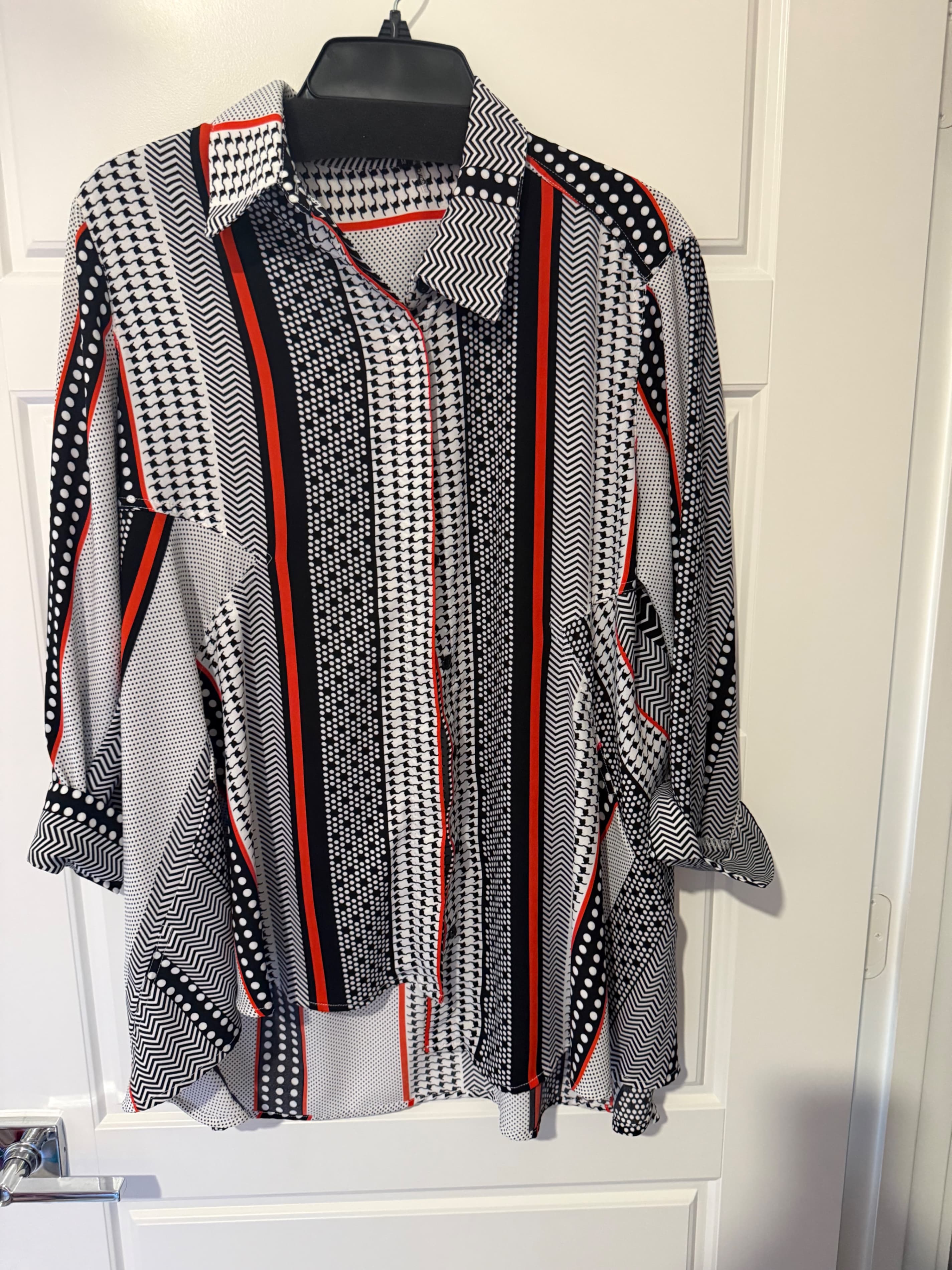 Lior Paris Women's Patterned Blouse Size M