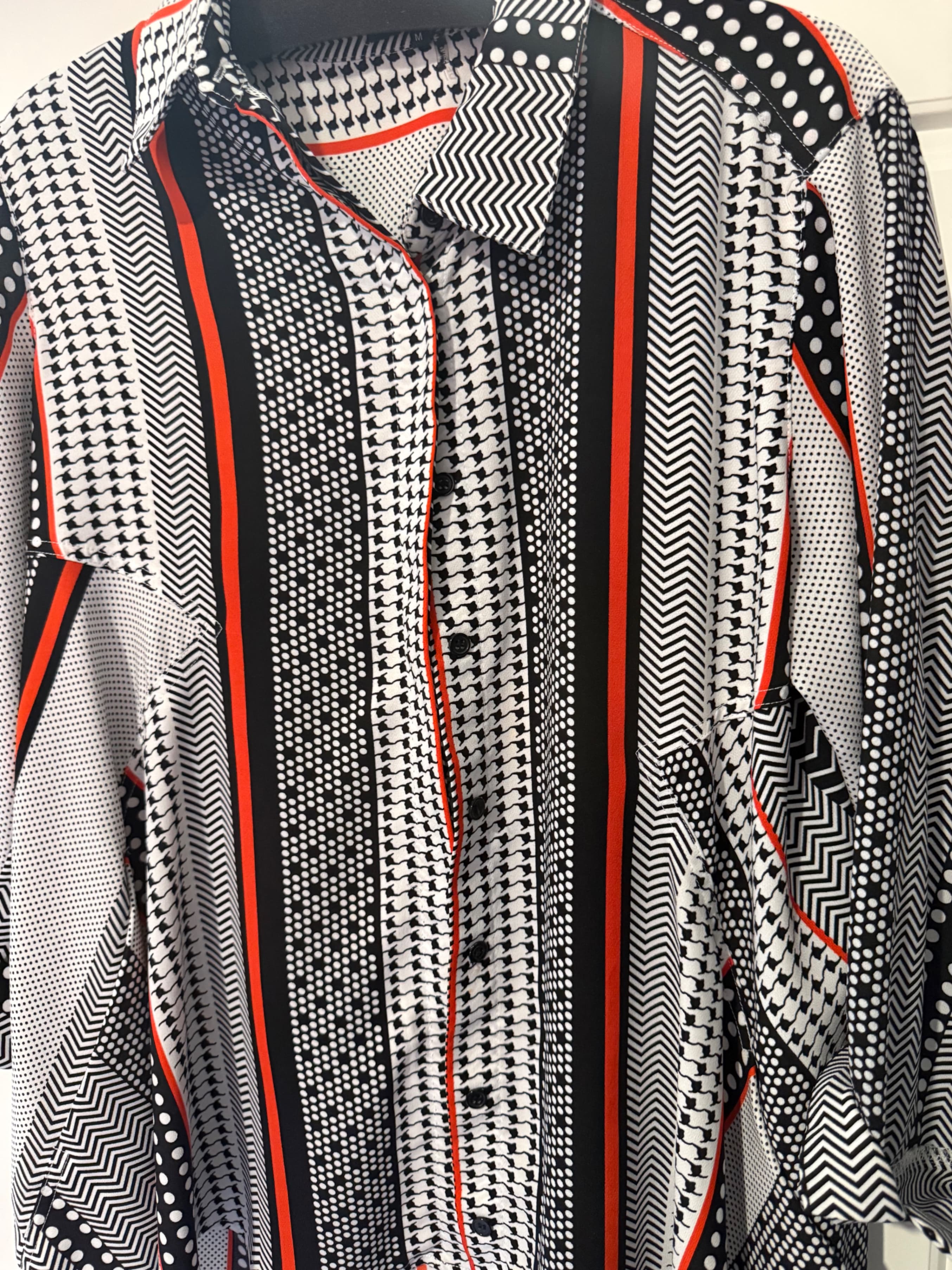 Lior Paris Women's Patterned Blouse Size M - Thumbnail 5