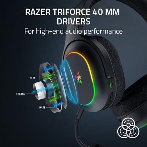 Razer Barracuda X Chroma Wireless Gaming Bluetooth Type-C Headset - Black - Thumbnail 6