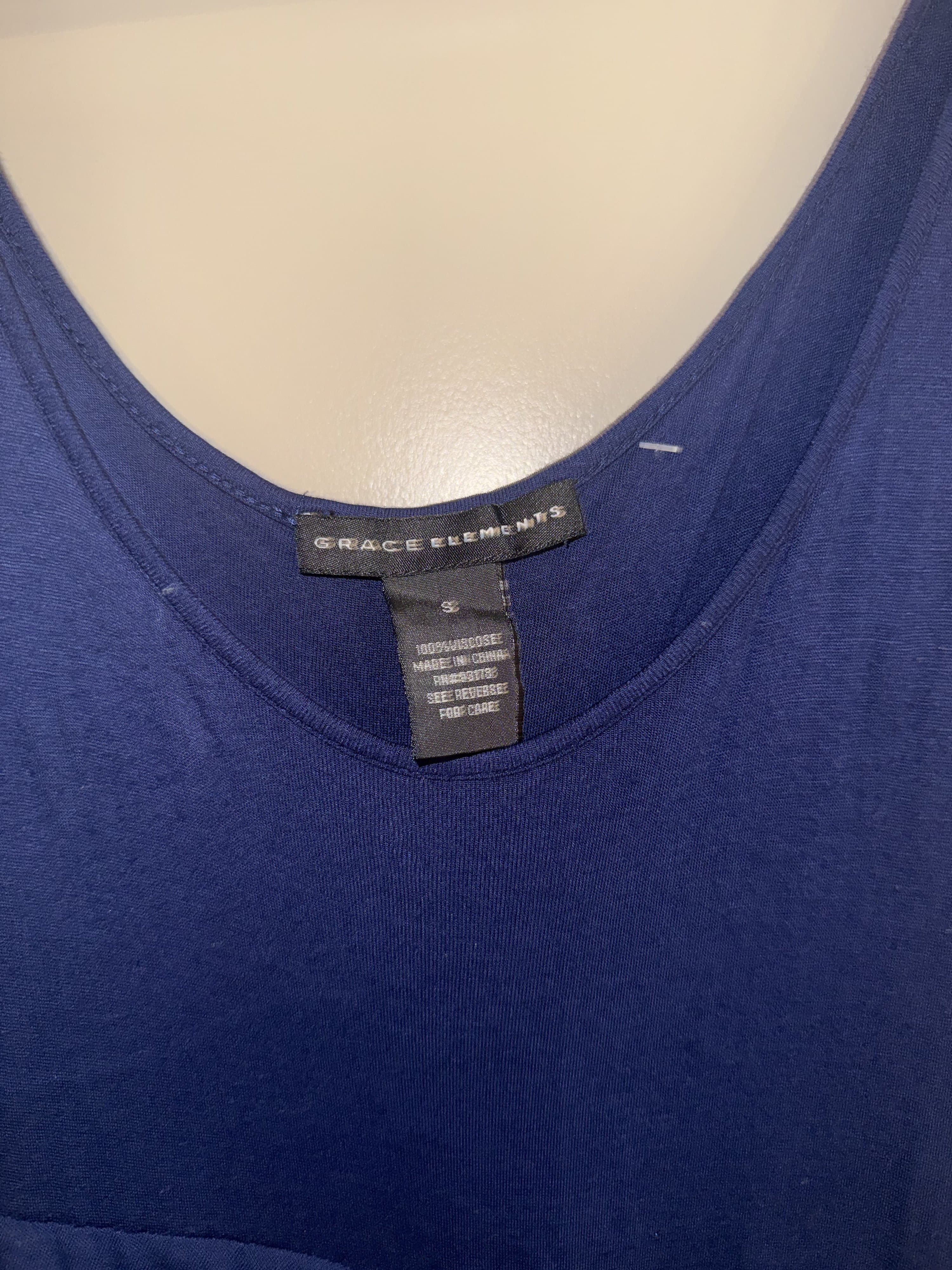 Grace Elements Navy Tiered Maxi Dress Size S - Thumbnail 3