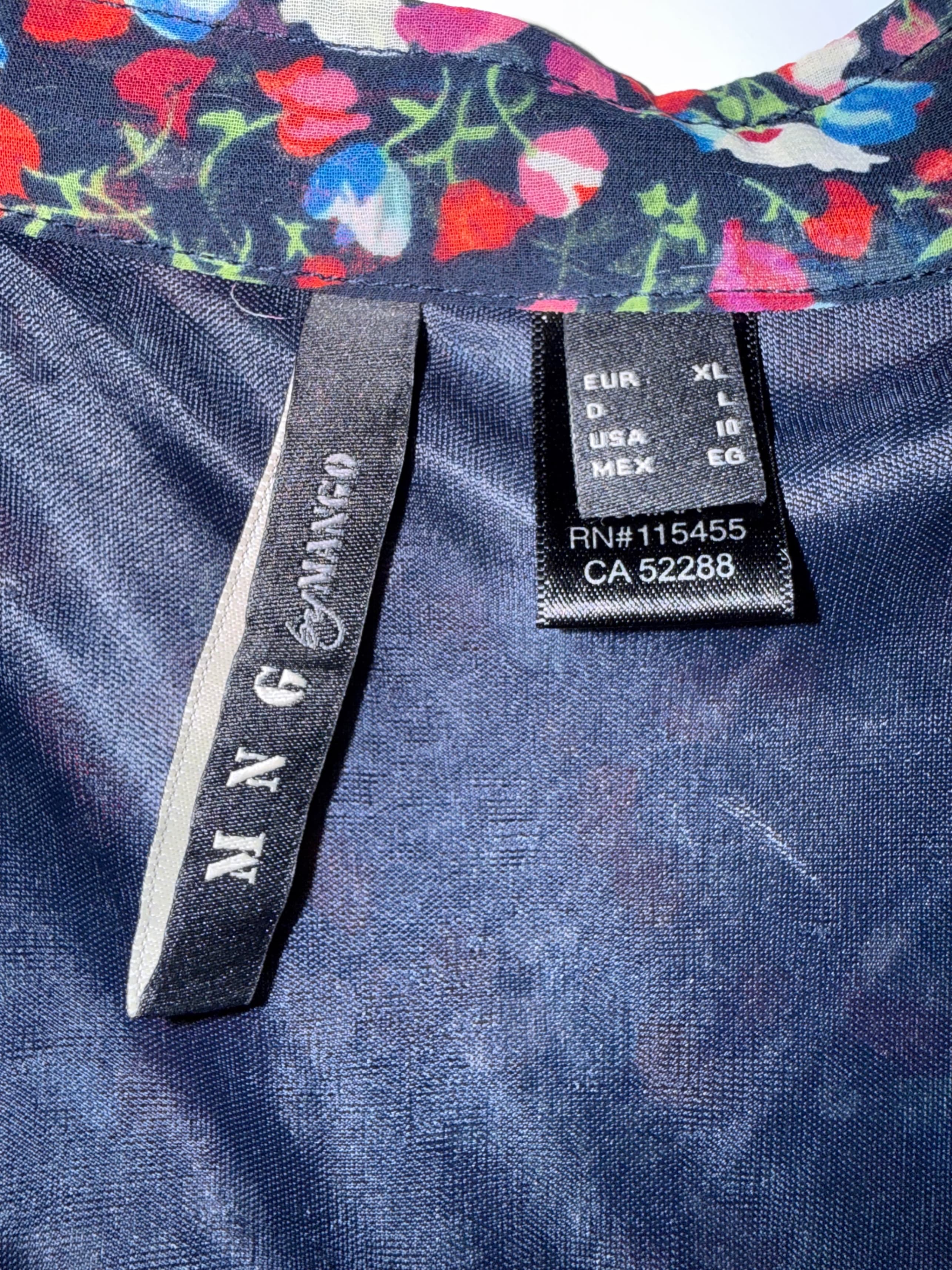 Mango Floral Maxi Dress XL - Thumbnail 3