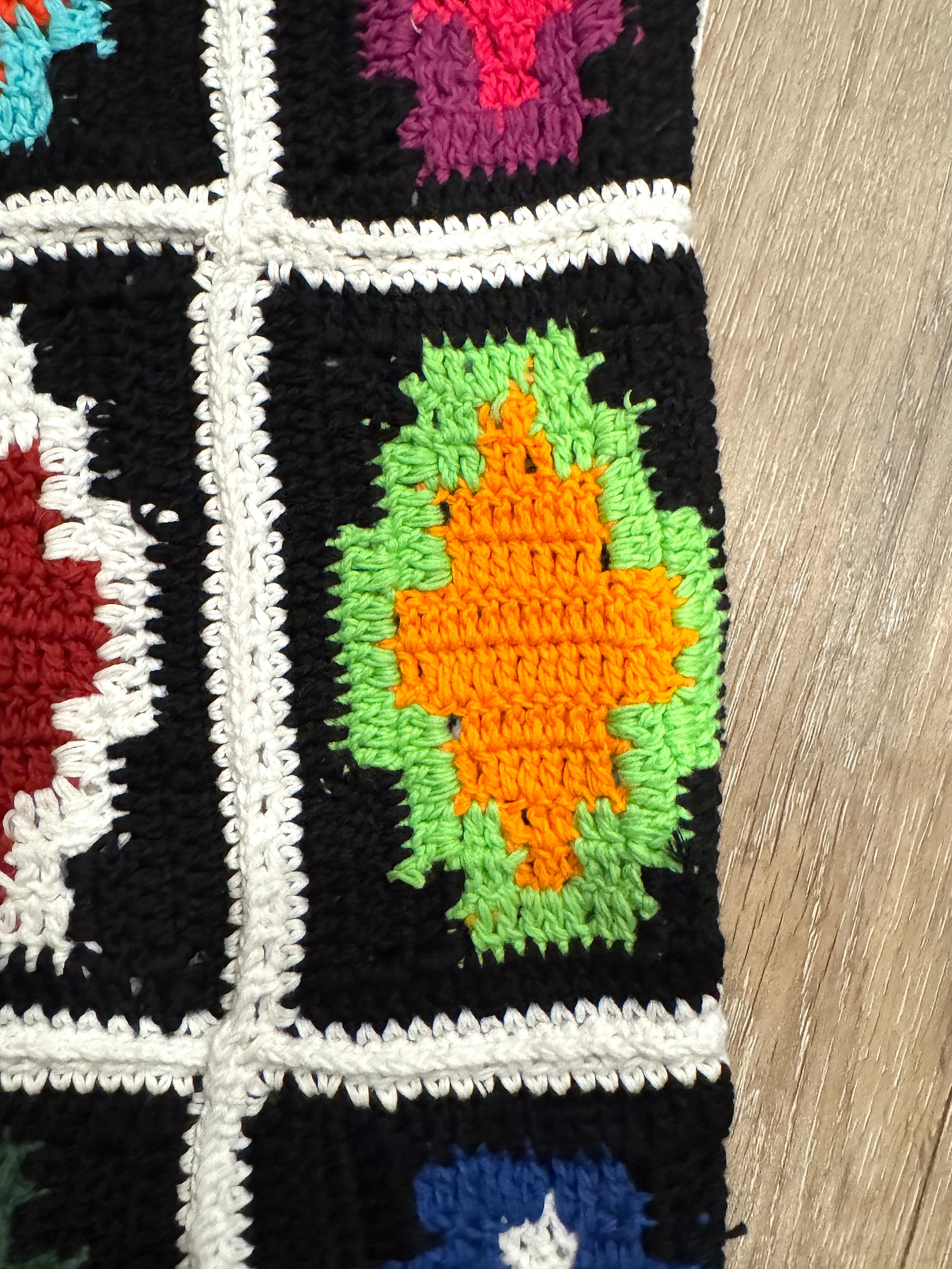 Marcelo Burlon County of Milan Macramé Cross Knit Patchwork Shorts - Thumbnail 5