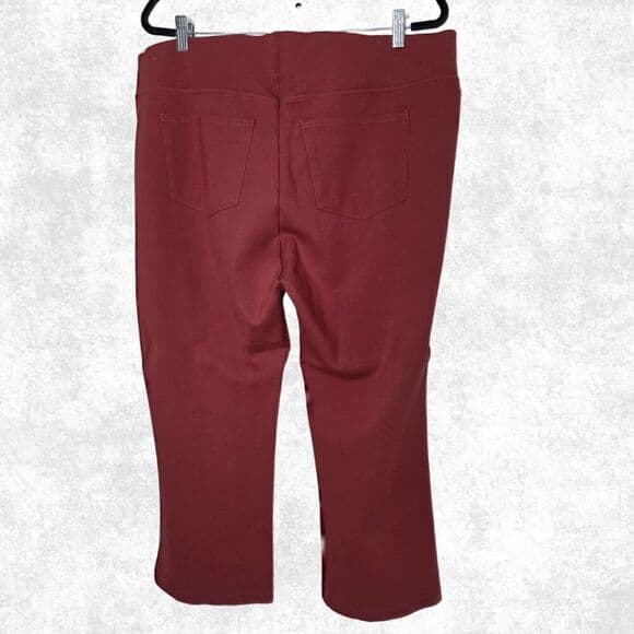 Soft Surroundings Clay Stretch Pants – 1X – Pull-On Neutral Trousers - Thumbnail 6