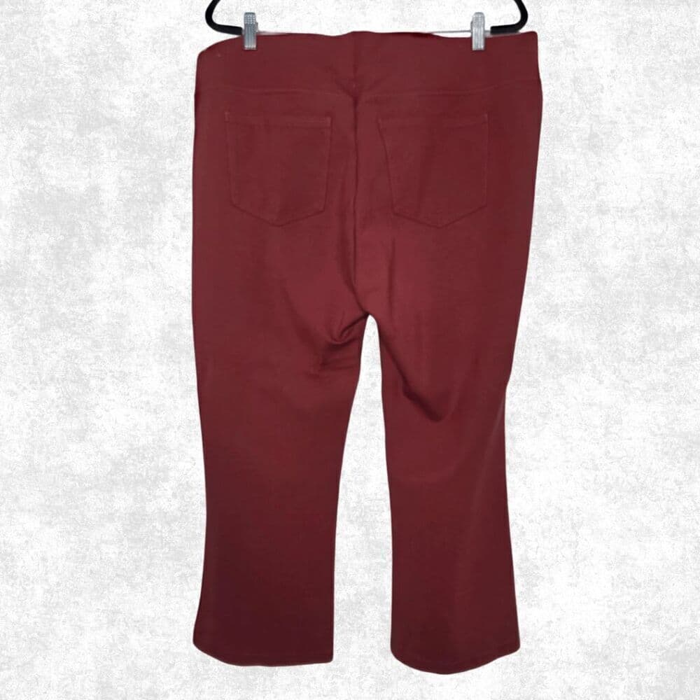 Soft Surroundings Clay Stretch Pants – 1X – Pull-On Neutral Trousers - Thumbnail 2