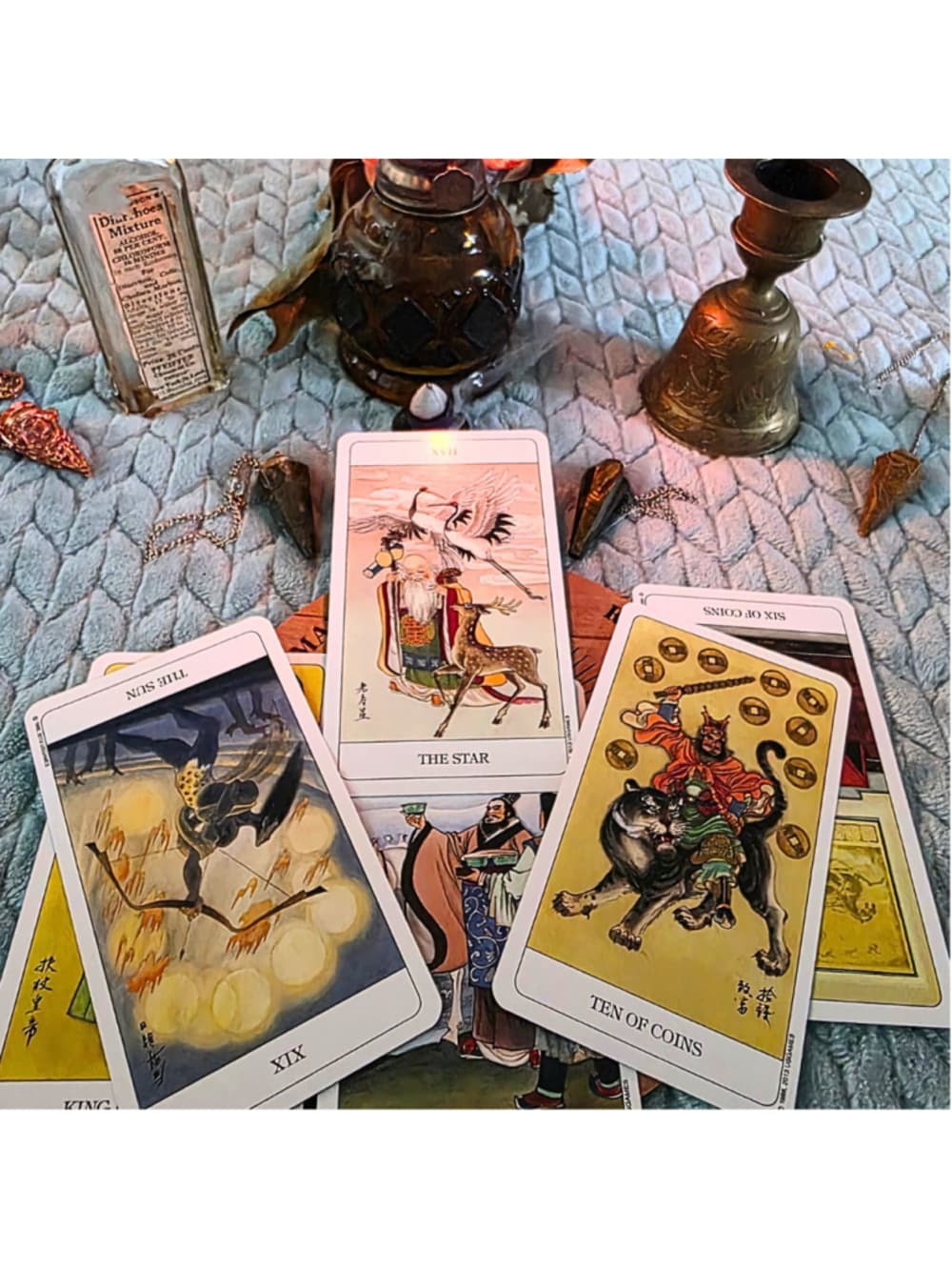 The Chinese Tarot Deck by Jui Guoliang - Complete 78-Card Deck with Booklet U - Thumbnail 5