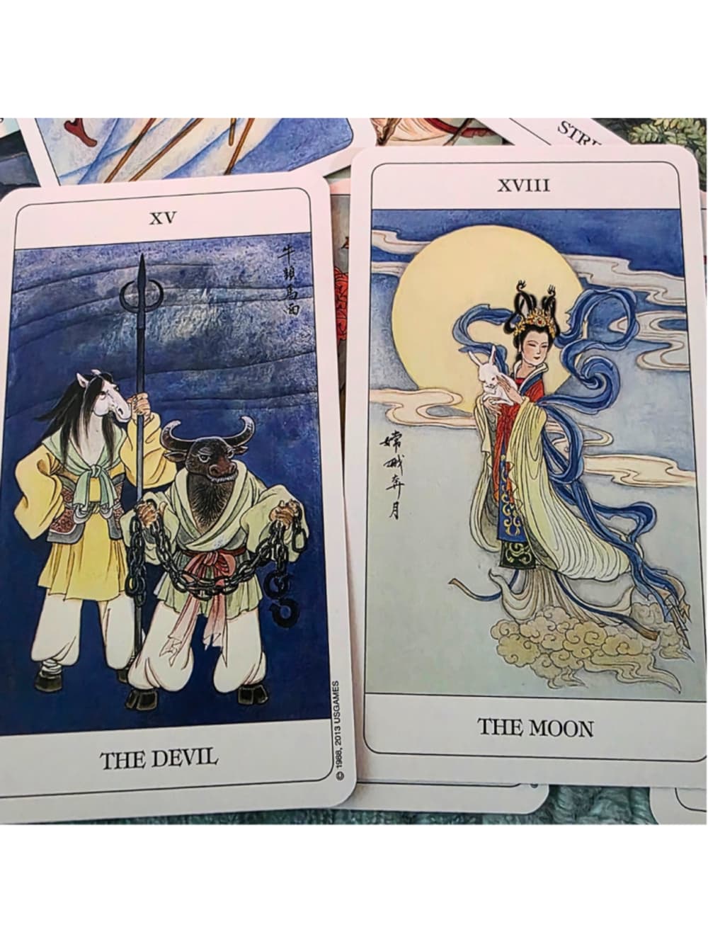 The Chinese Tarot Deck by Jui Guoliang - Complete 78-Card Deck with Booklet U - Thumbnail 3