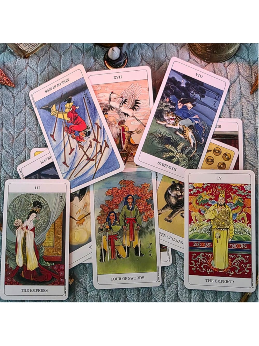 The Chinese Tarot Deck by Jui Guoliang - Complete 78-Card Deck with Booklet U - Thumbnail 4