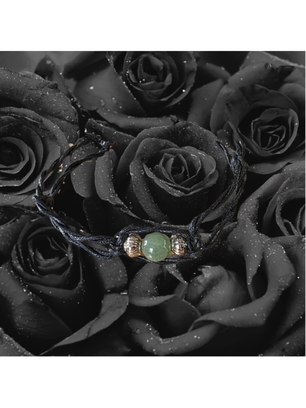 Green Aventurine Crystal Anklet – Handmade Lucky Stone Jewelry - Thumbnail 5