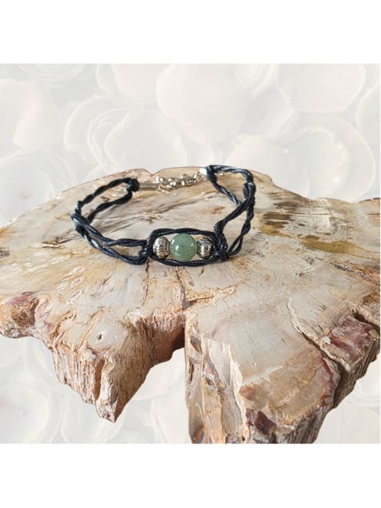 Green Aventurine Crystal Anklet – Handmade Lucky Stone Jewelry - Thumbnail 8