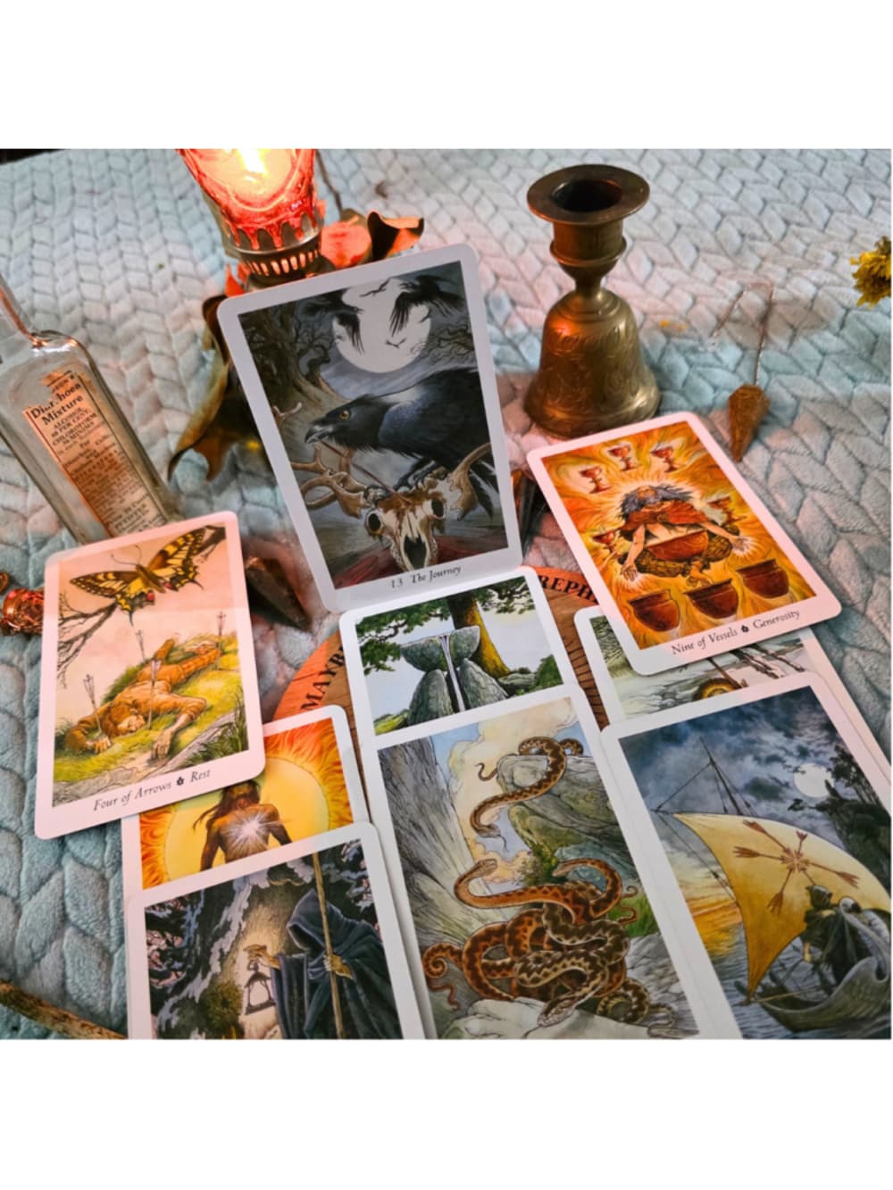 The Wildwood Tarot Deck & Guidebook Set by Mark Ryan & John Matthews (Complete) - Thumbnail 8