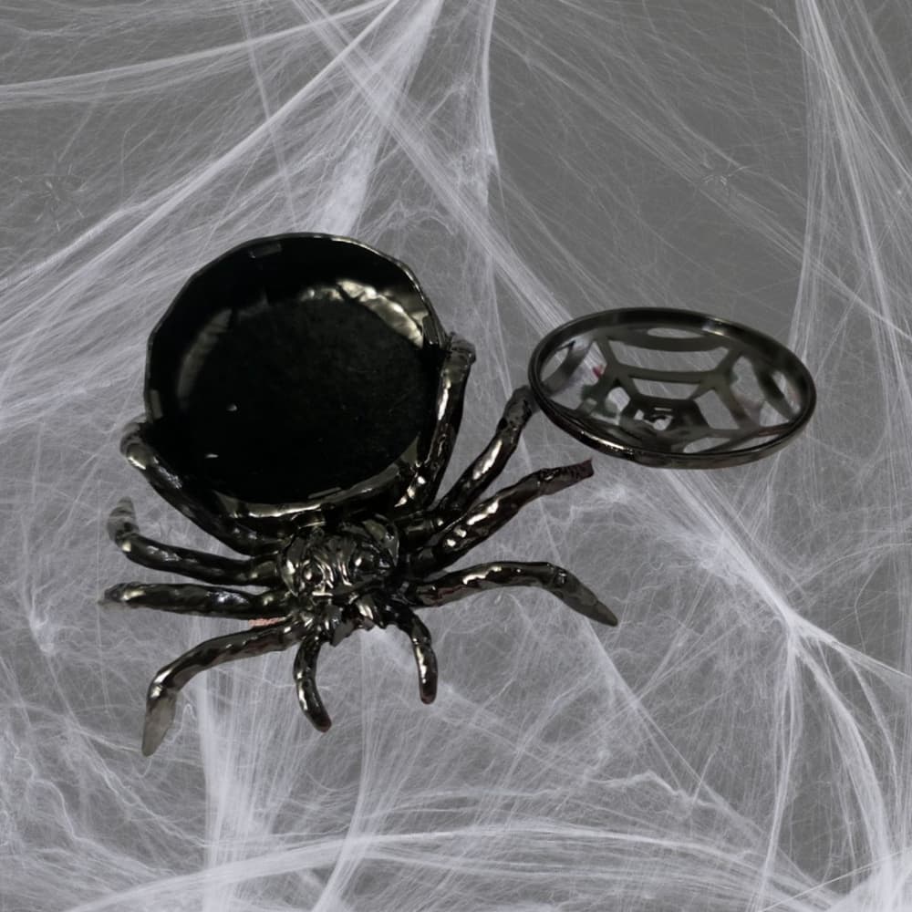 Gothic Spider Incense Burner | Witchy Home Decor | Halloween Altar Accessory - Thumbnail 4