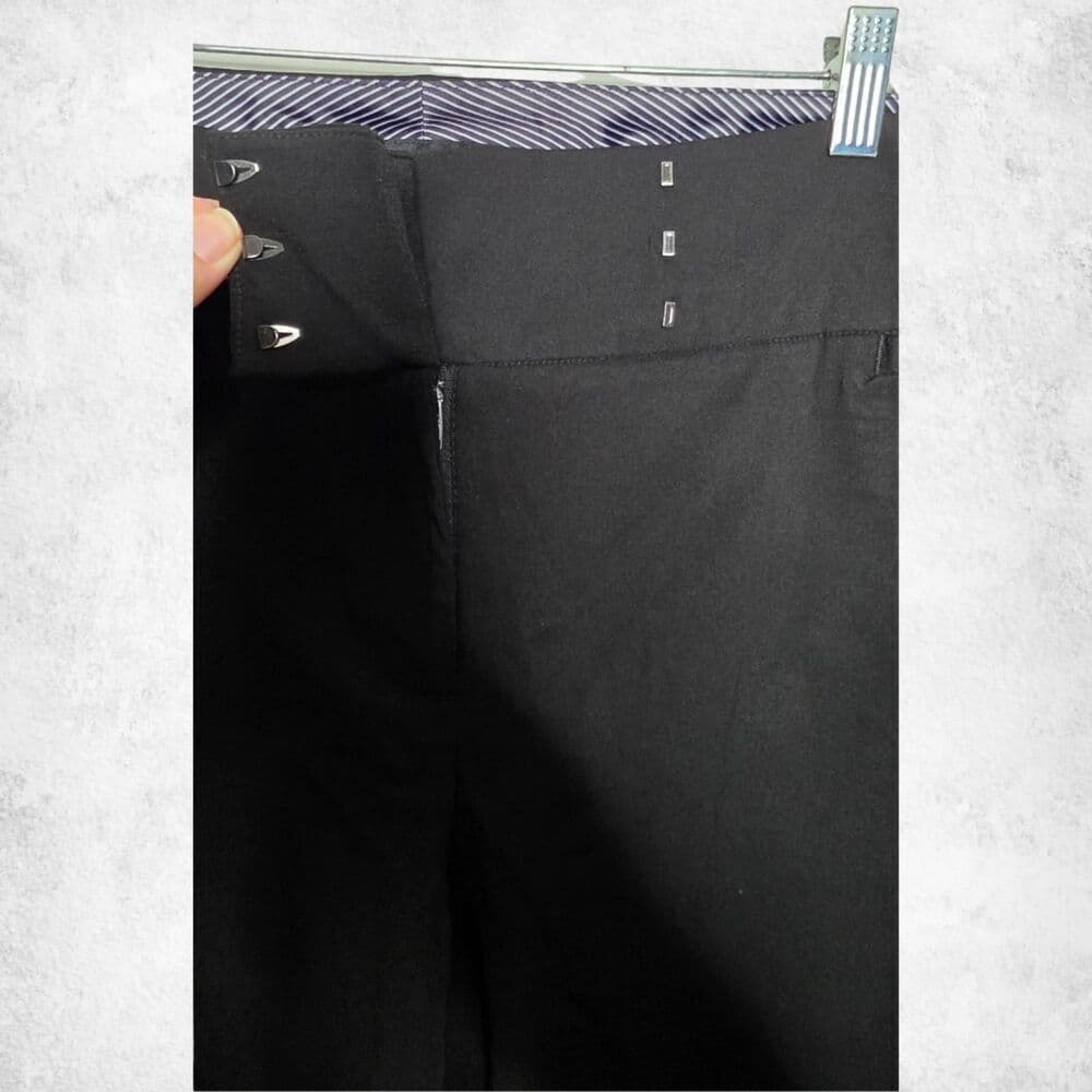 Studio by Torrid Black Dress Pants 20R Plus High Rise Straight Leg Suit Trousers - Thumbnail 2