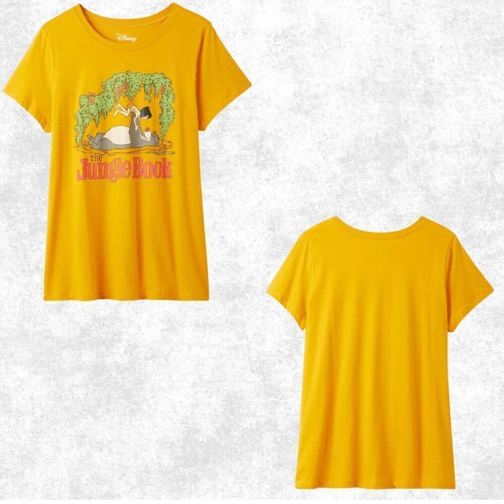 NWT Torrid Size 1 Jungle Book Tee Golden Yellow Disney Graphic Plus Size T-Shirt - Thumbnail 9