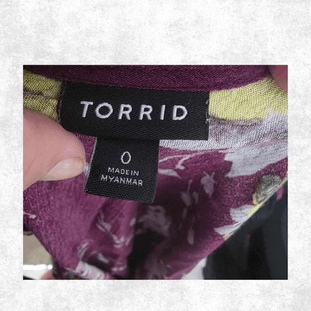 Torrid Purple Floral Cami – Size 0 (12) - Thumbnail 4