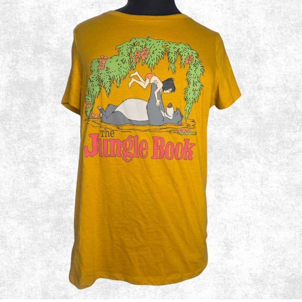 NWT Torrid Size 1 Jungle Book Tee Golden Yellow Disney Graphic Plus Size T-Shirt - Thumbnail 8
