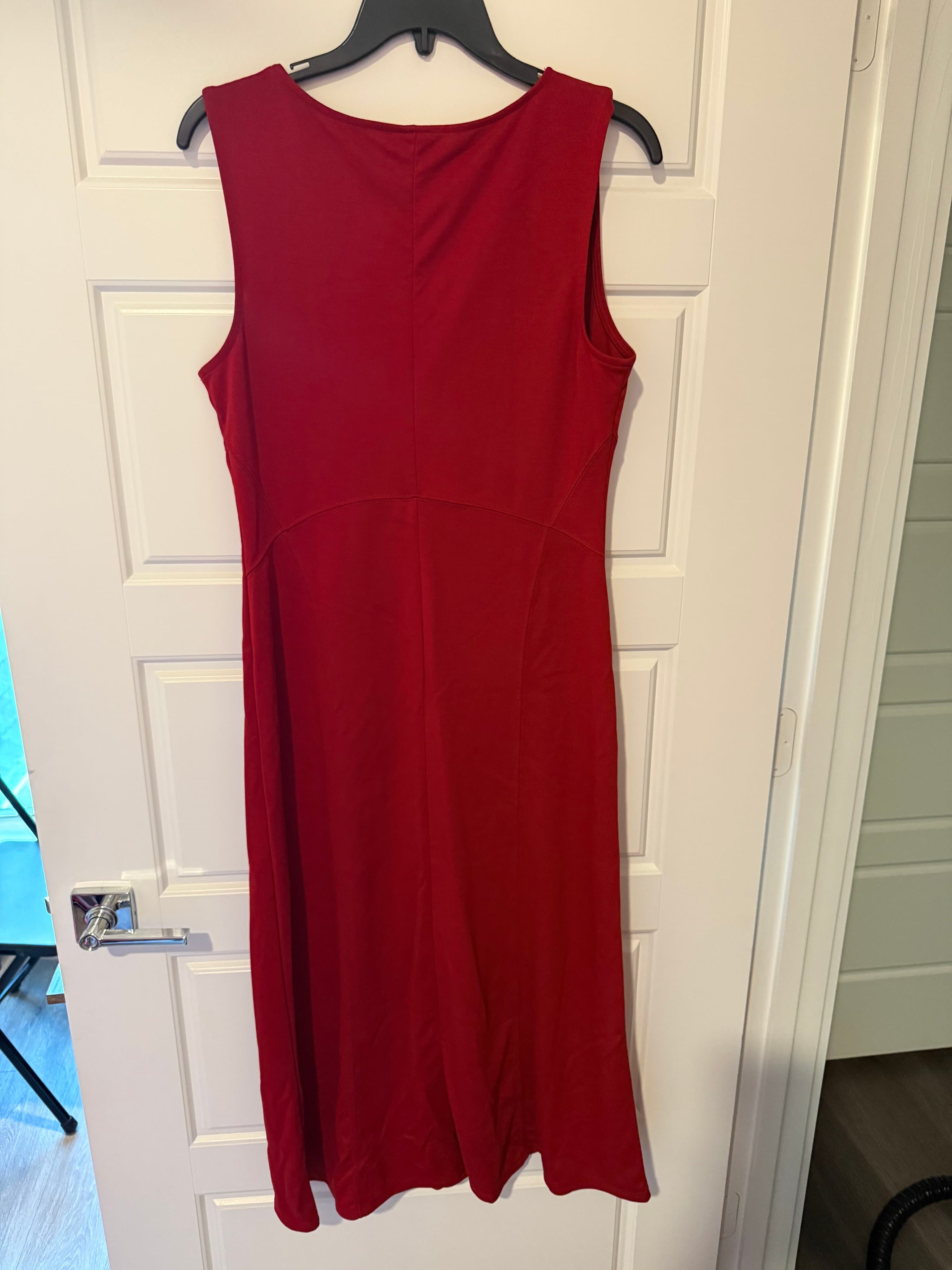 A New Day Red Sleeveless Midi Dress Size M - Thumbnail 3