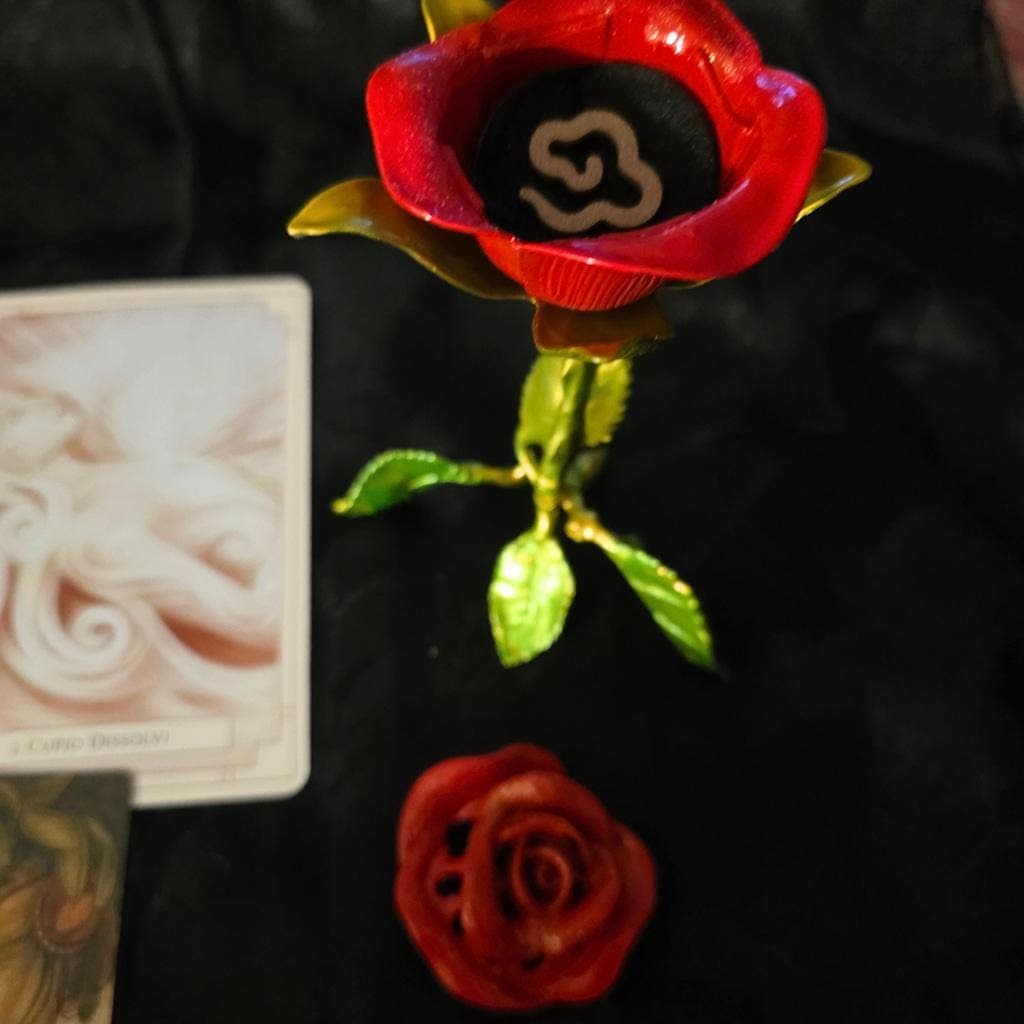 Gothic Red Rose Incense Burner - Thumbnail 2
