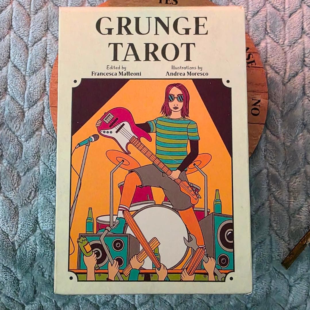 Grunge Tarot Deck, 90s Alternative Rock Music, Witchy Divination, Shadow Work Guidebook - Thumbnail 8