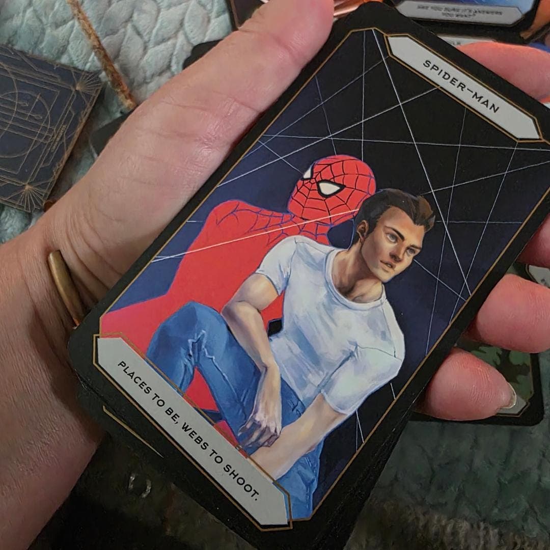 Magic of Marvel Oracle Deck & Guidebook | Casey Gilly Pop Culture Tarot Style Divination Cards, Witchy Marvel Fan Gift - Thumbnail 3