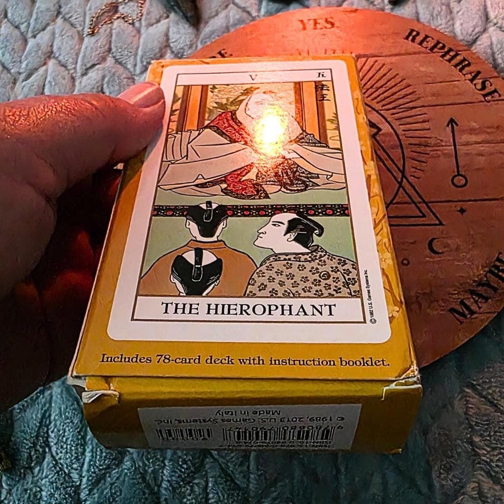 Ukiyoe Tarot Deck by Koji Furuta (2013 Edition, Made in Italy) - Complete 78 - Thumbnail 3