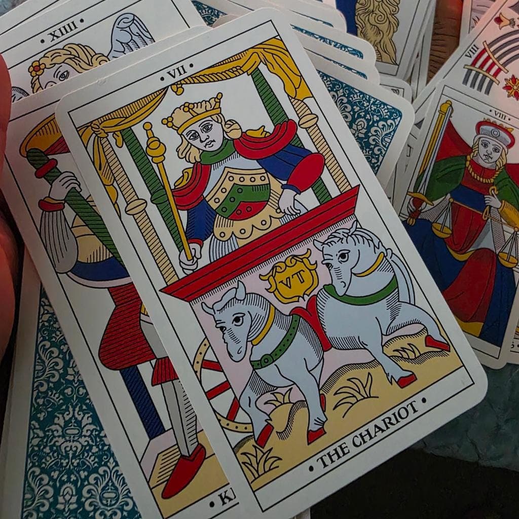 Tarot The Marseille Arcana Brand New Edition Deck & Booklet | Flame Tree Studio - Thumbnail 4