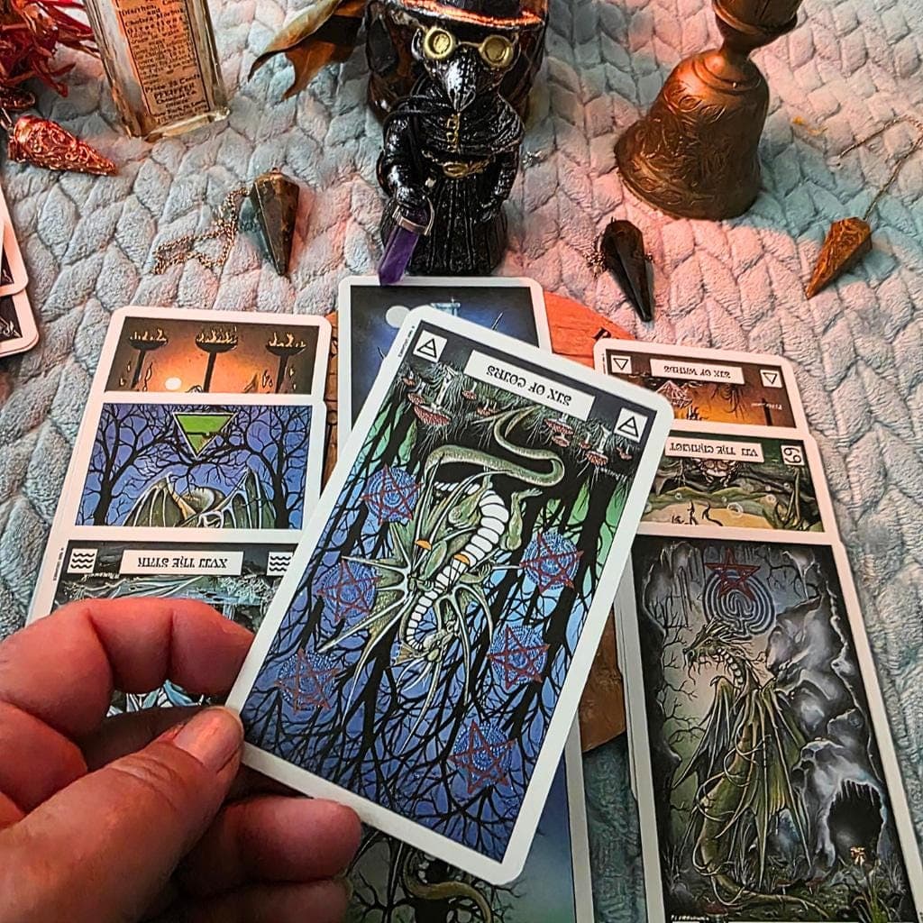 Vintage Dragon Tarot Deck 1995 FIRST EDITION • Rare Pre-Barcode, Belgium - Thumbnail 10