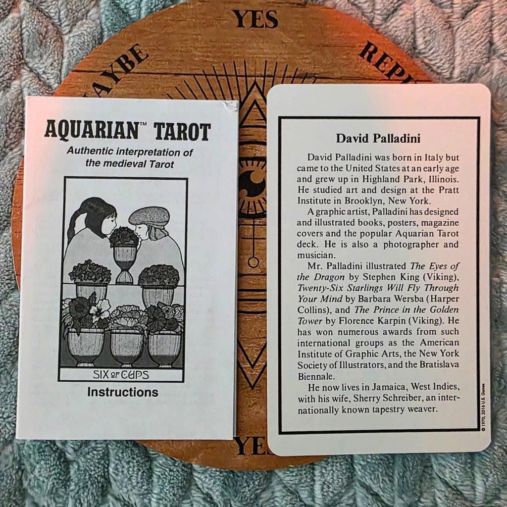 Aquarian Tarot Deck – Classic 78-Card Set by David Palladini (U.S. Games Systems - Thumbnail 9