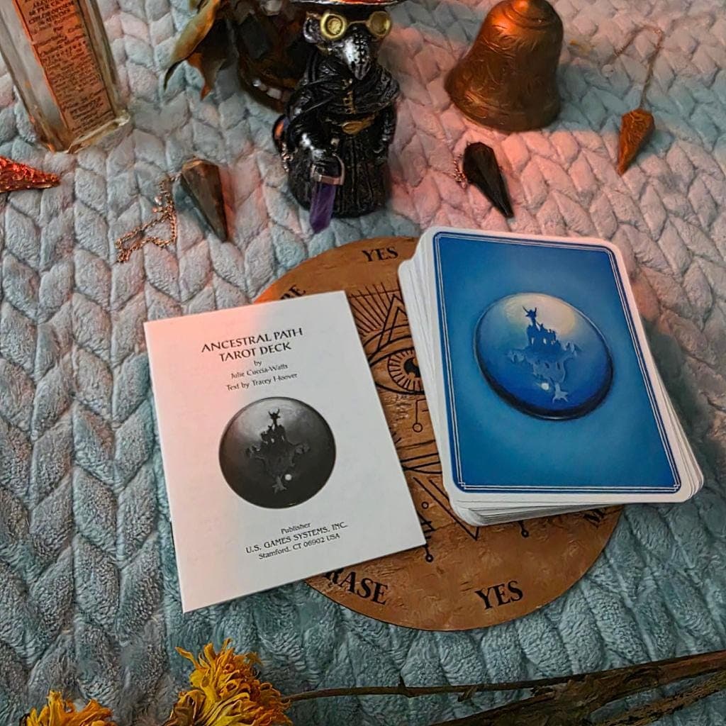 Vintage 1995 Ancestral Path Tarot Deck First Edition Julie Cuccia-Watts (Out of Print) - Thumbnail 2