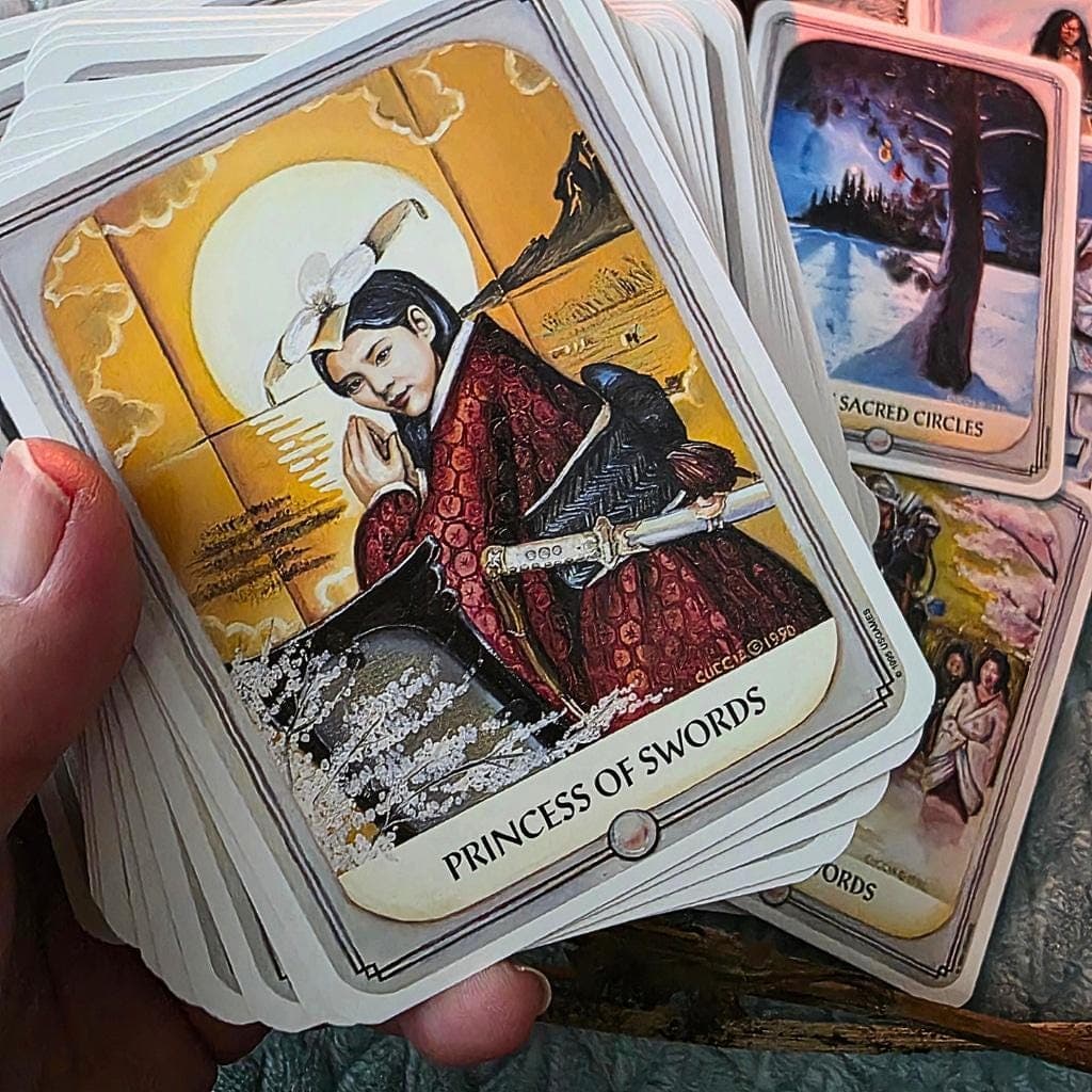 Vintage 1995 Ancestral Path Tarot Deck First Edition Julie Cuccia-Watts (Out of Print) - Thumbnail 3