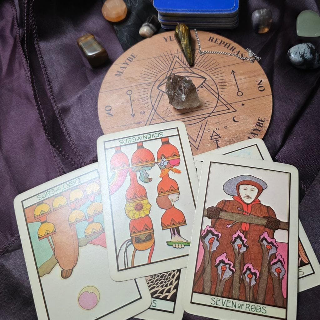 RARE 1970 First Edition Aquarian Tarot | Morgan Press (Dobbs Ferry) - Thumbnail 3
