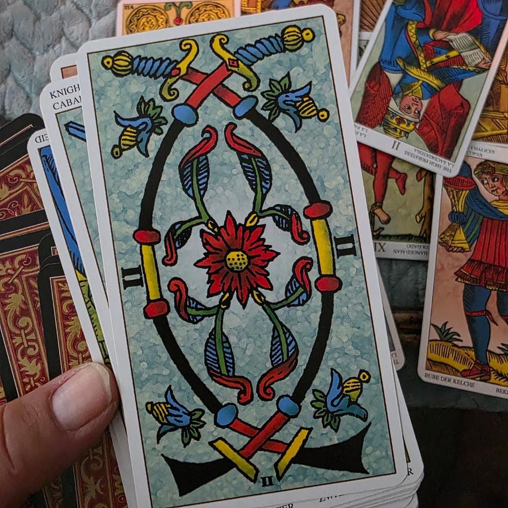 Vintage Lo Scarabeo Universal Tarot of Marseille Deck (2006) 78 Cards & Booklet - Thumbnail 6