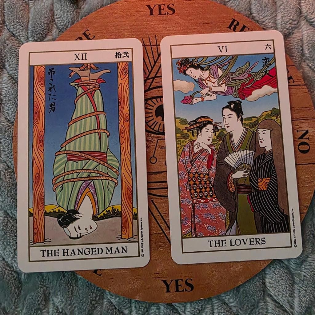 Ukiyoe Tarot Deck by Koji Furuta (2013 Edition, Made in Italy) - Complete 78 - Thumbnail 4