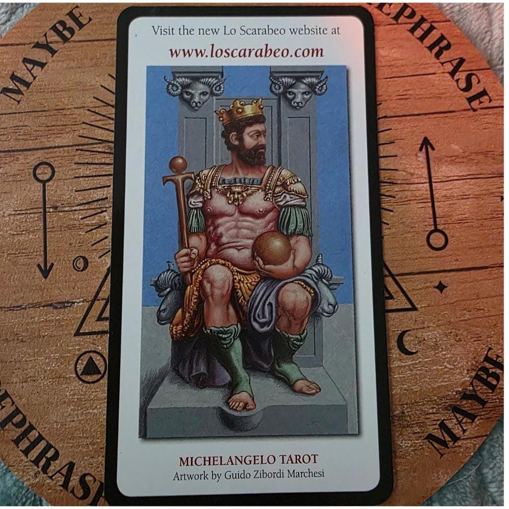 Vintage Lo Scarabeo Universal Tarot of Marseille Deck (2006) 78 Cards & Booklet - Thumbnail 2