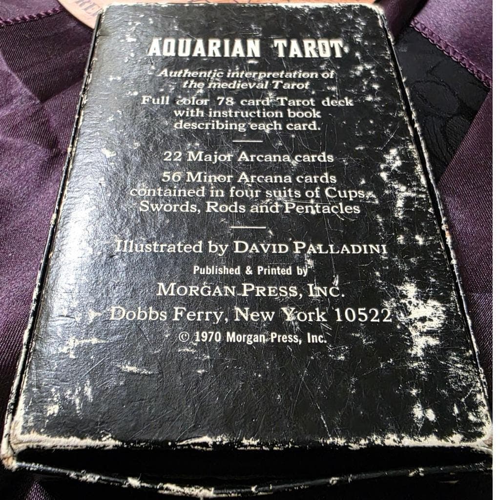 RARE 1970 First Edition Aquarian Tarot | Morgan Press (Dobbs Ferry) - Thumbnail 6