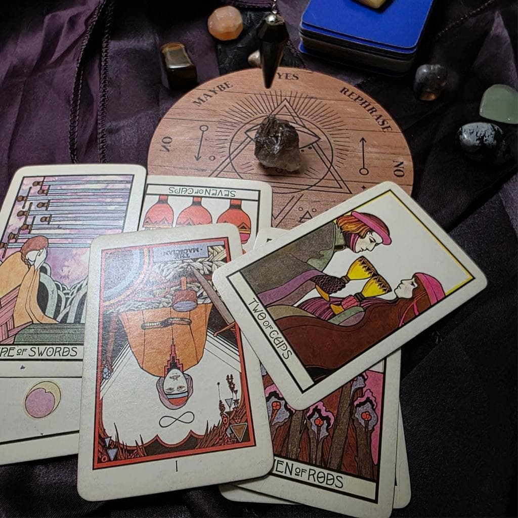 RARE 1970 First Edition Aquarian Tarot | Morgan Press (Dobbs Ferry) - Thumbnail 2