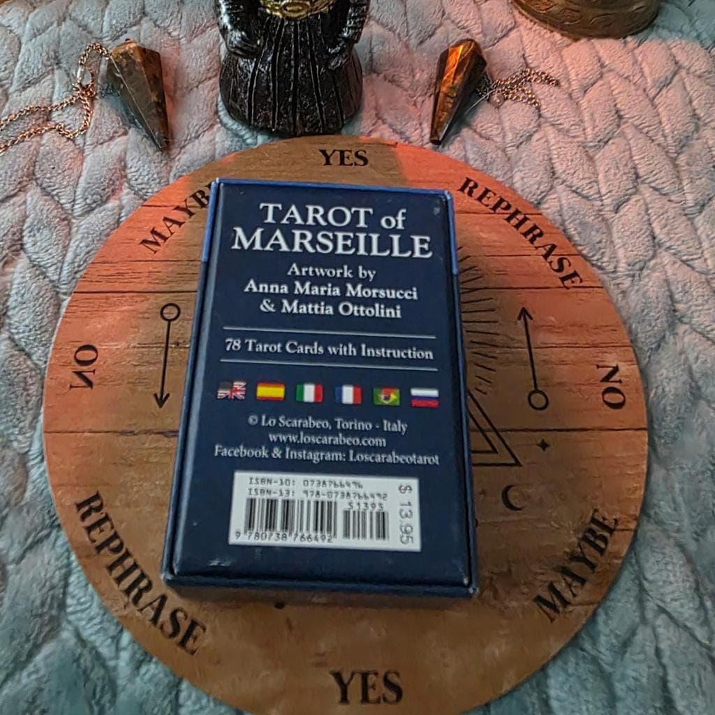 Lo Scarabeo Tarot of Marseille Deck – Complete 78-Card Deck with Instructions - Thumbnail 2