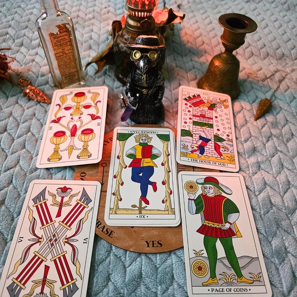 Tarot The Marseille Arcana Brand New Edition Deck & Booklet | Flame Tree Studio - Thumbnail 7