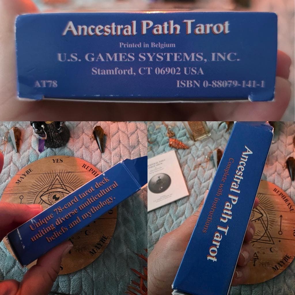 Vintage 1995 Ancestral Path Tarot Deck First Edition Julie Cuccia-Watts (Out of Print) - Thumbnail 7